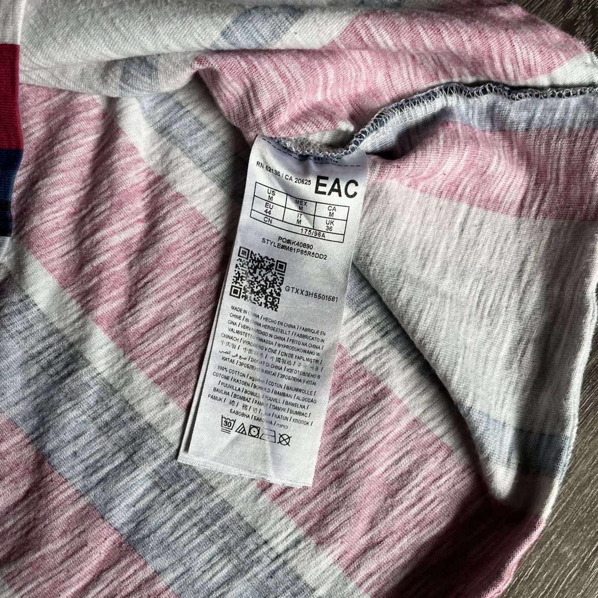 Guess × Vintage Vintage Guess Originals Los Angeles Embroidered Striped Tee Size US M / EU 48-50 / 2 - 6 Thumbnail