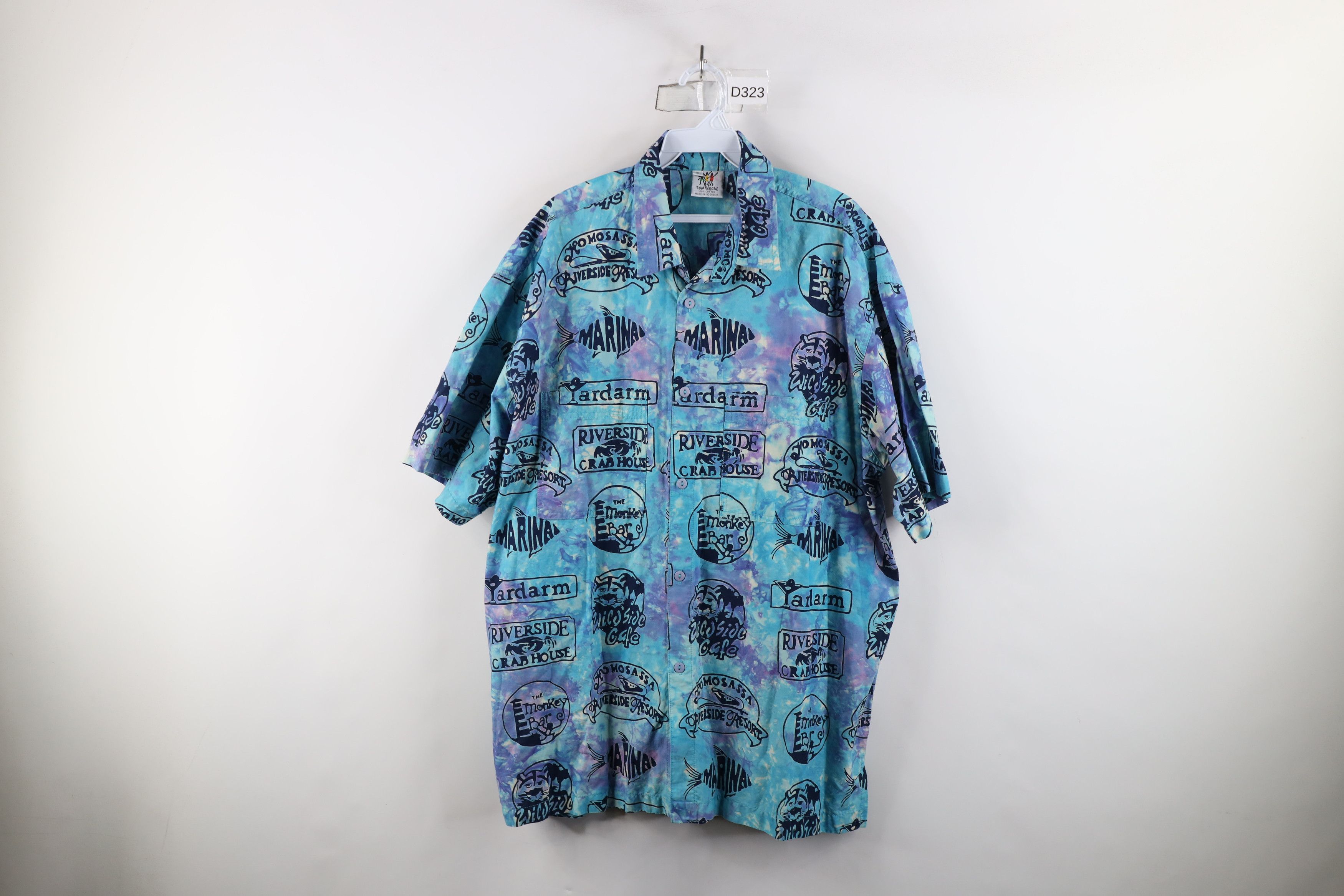 Vintage Vintage Streetwear All Over Print Hawaiian Luau Button Shirt Size US XL / EU 56 / 4 - 1 Thumbnail