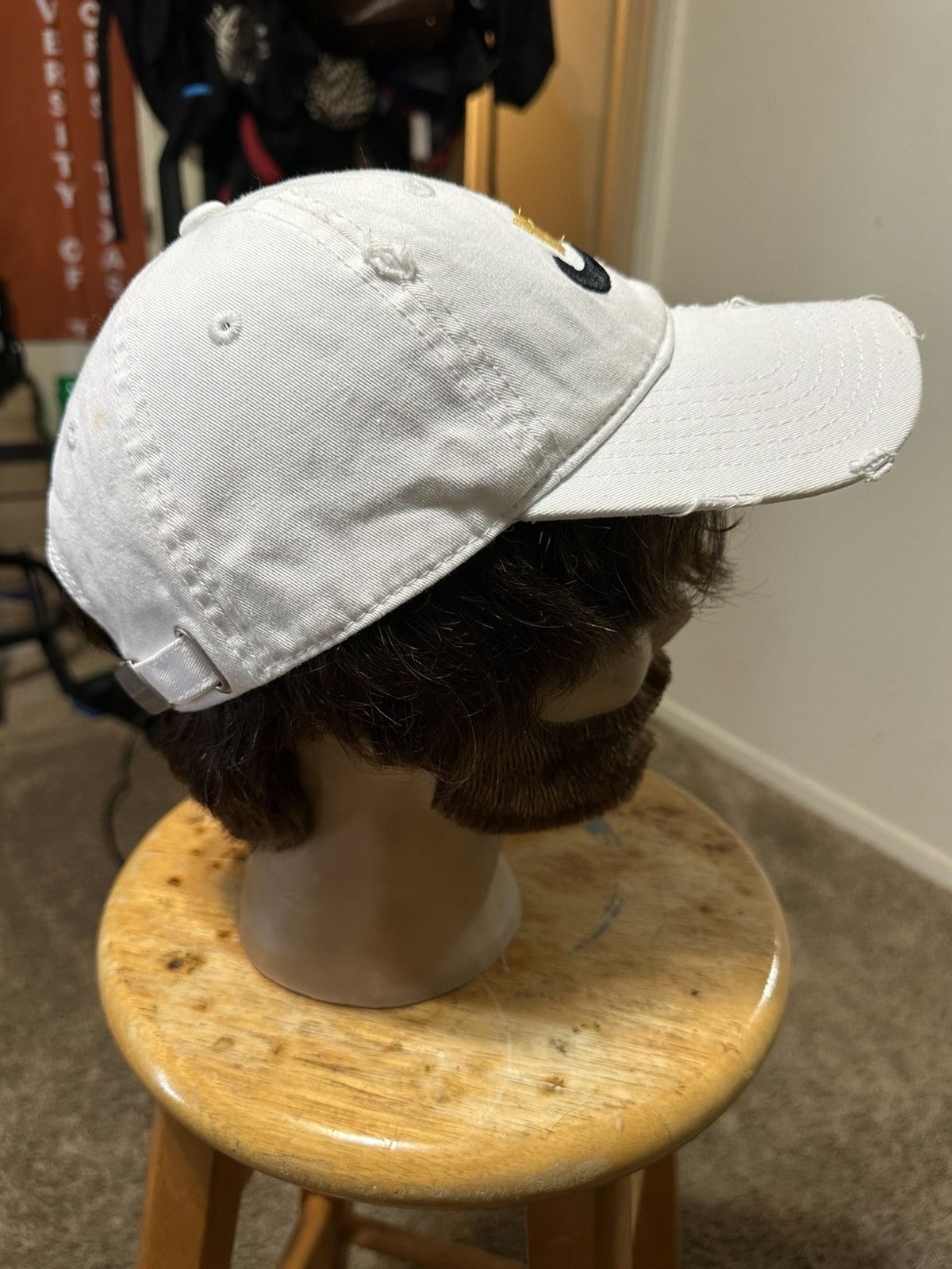 Nike × Vintage Vintage Nike sportswear “triple gold check” hat 90s Size ONE SIZE - 3 Thumbnail