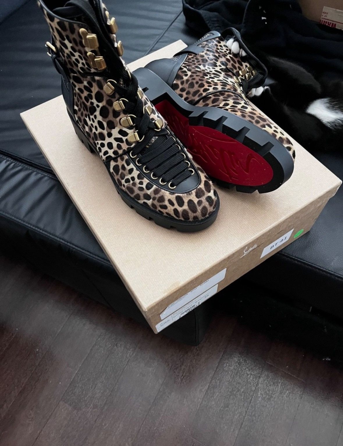Christian Louboutin New Christian Louboutin Leopard Boots Size 38 Size US 8 / IT 38 - 1 Thumbnail