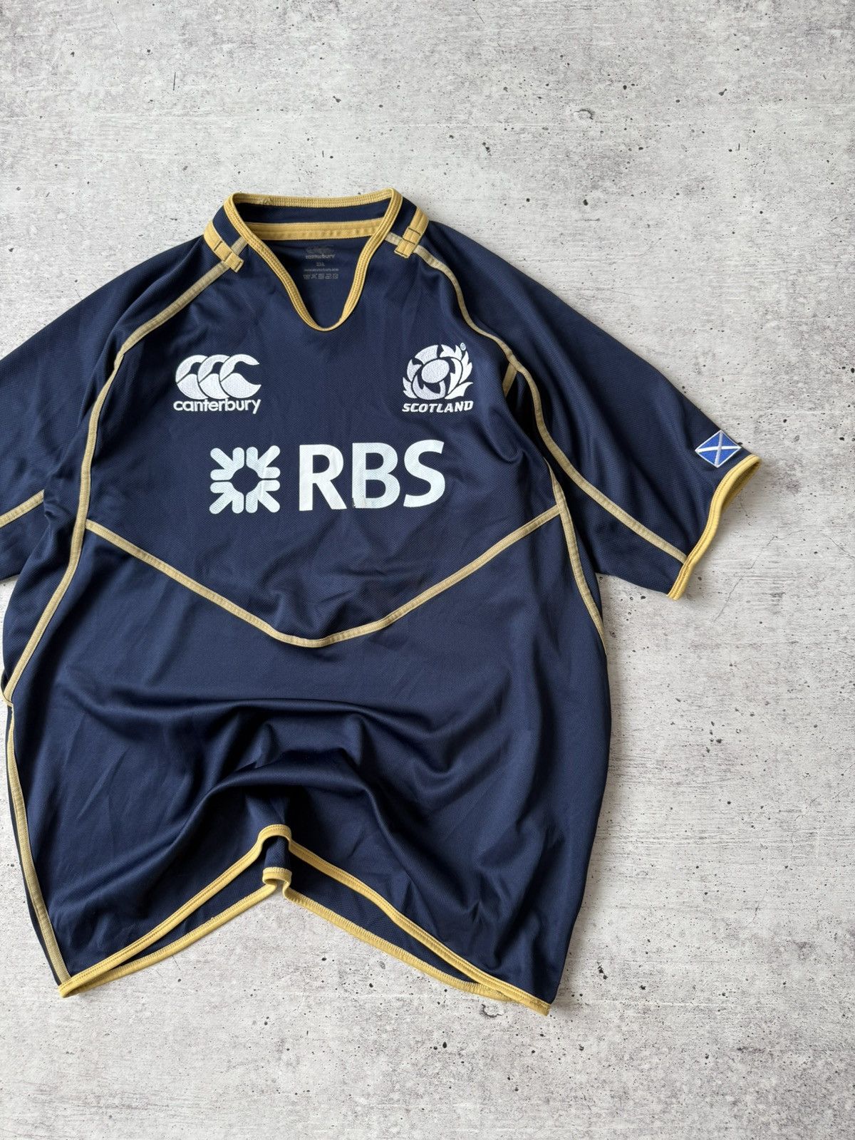 Canterbury of New Zealand Canterbury Scotland 2011Vintage Rugby Jersey Size US XXL / EU 58 / 5 - 3 Thumbnail