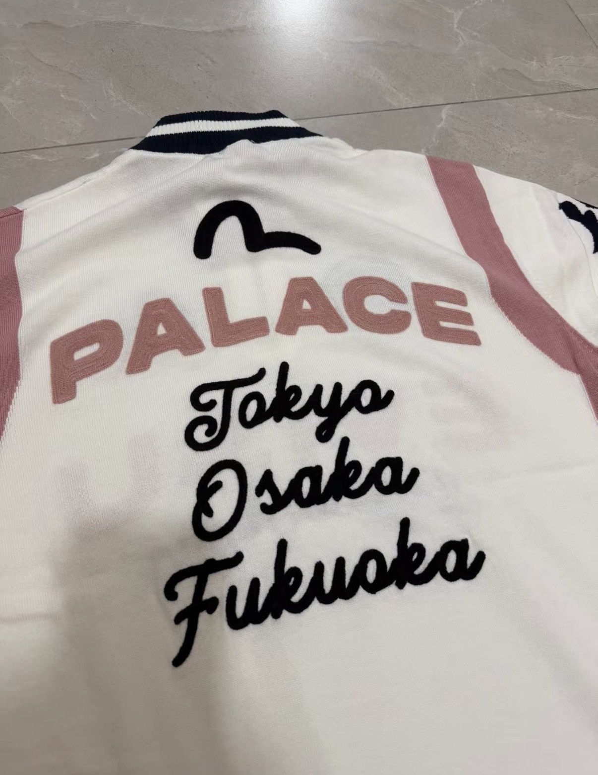 Palace PALACE x EVISU SS26 Contrast Short Sleeve Knit Top J34 Size US M / EU 48-50 / 2 - 6 Thumbnail