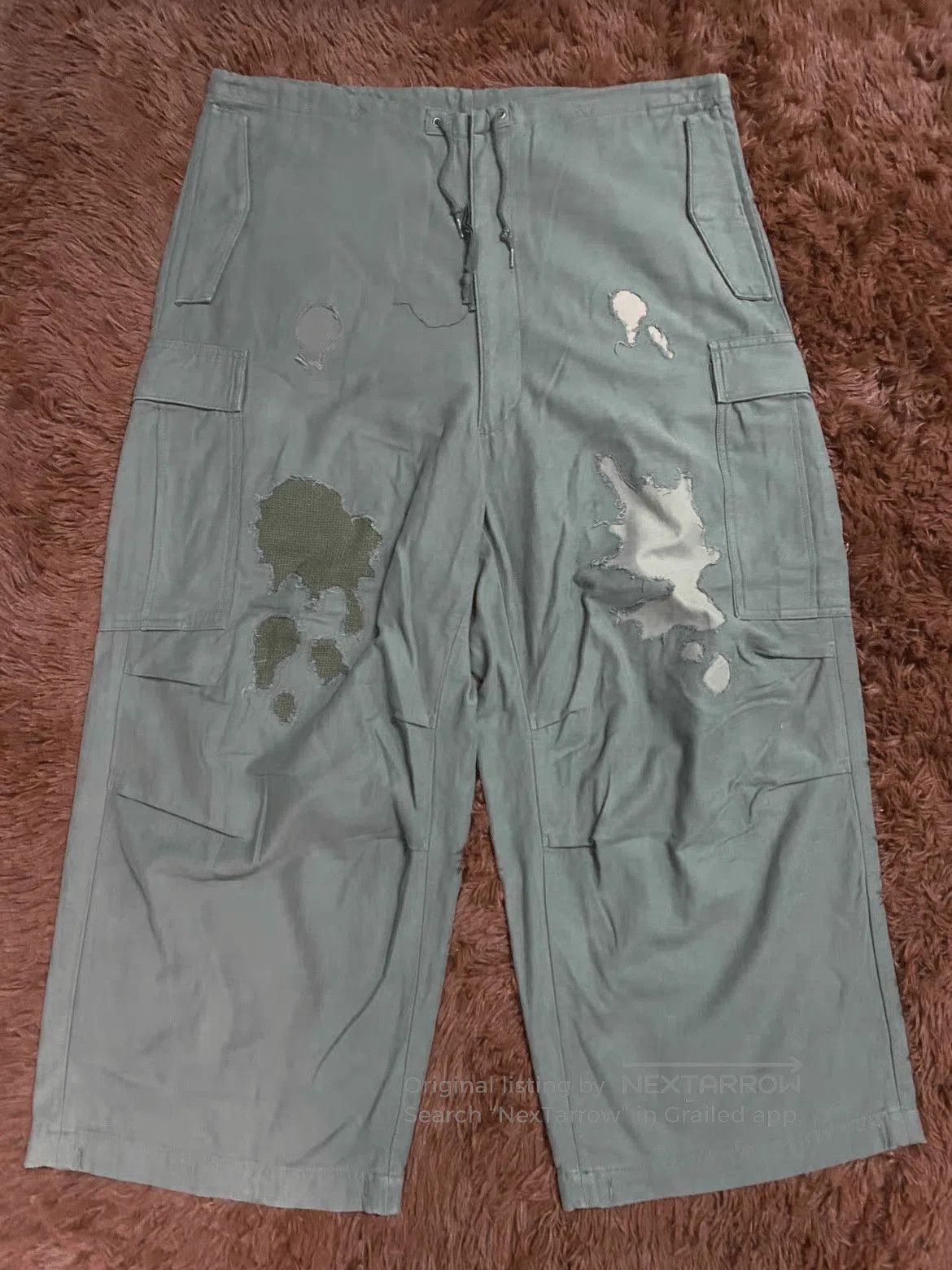 Number (N)ine Sz F Number Nine 02SS The Modern Age Distressed Cargo. Size US 32 / EU 48 - 1 Thumbnail