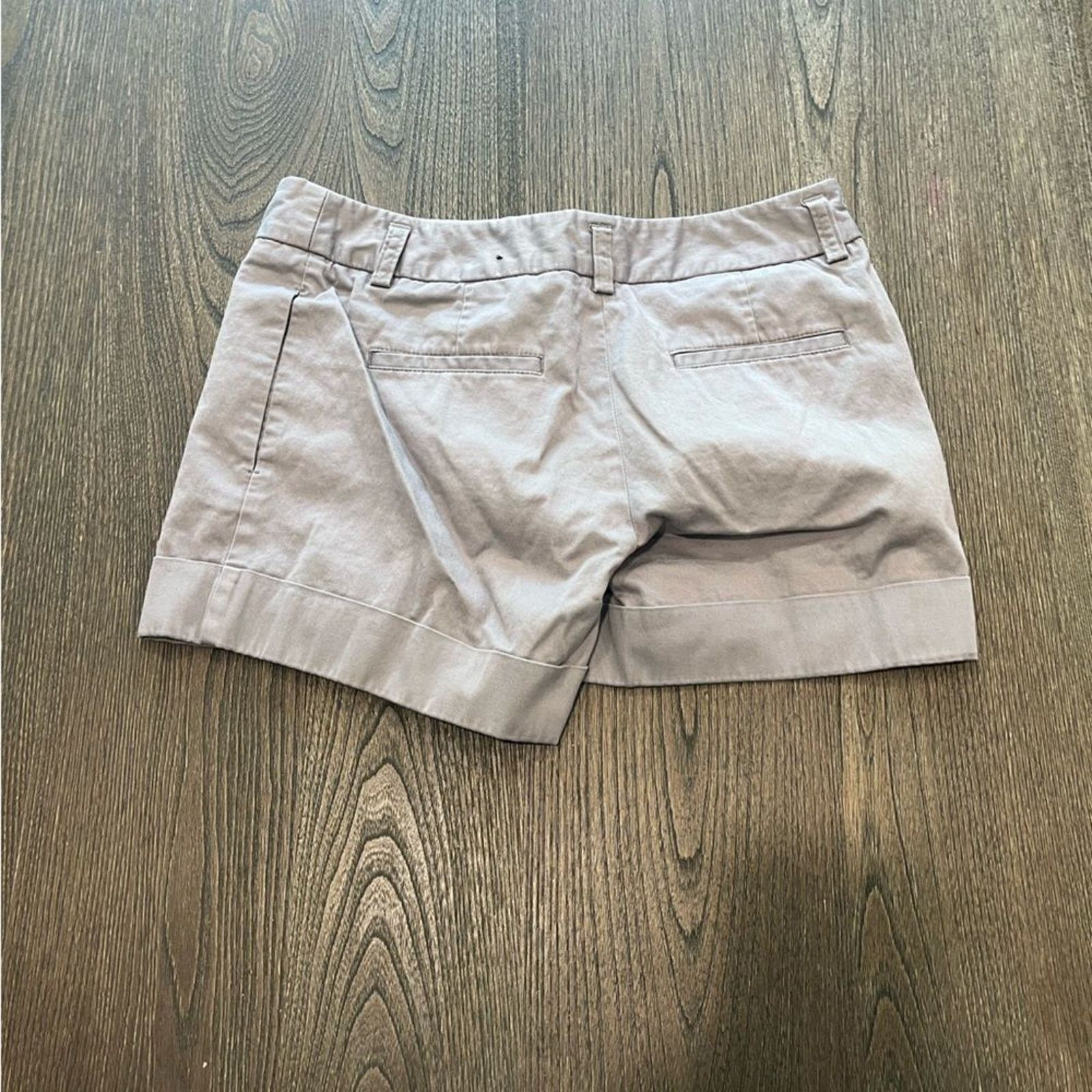 Vintage Express Cotton Khaki Shorts Midi Casual Size 2 Size 26" / US 2 / IT 38 - 5 Thumbnail