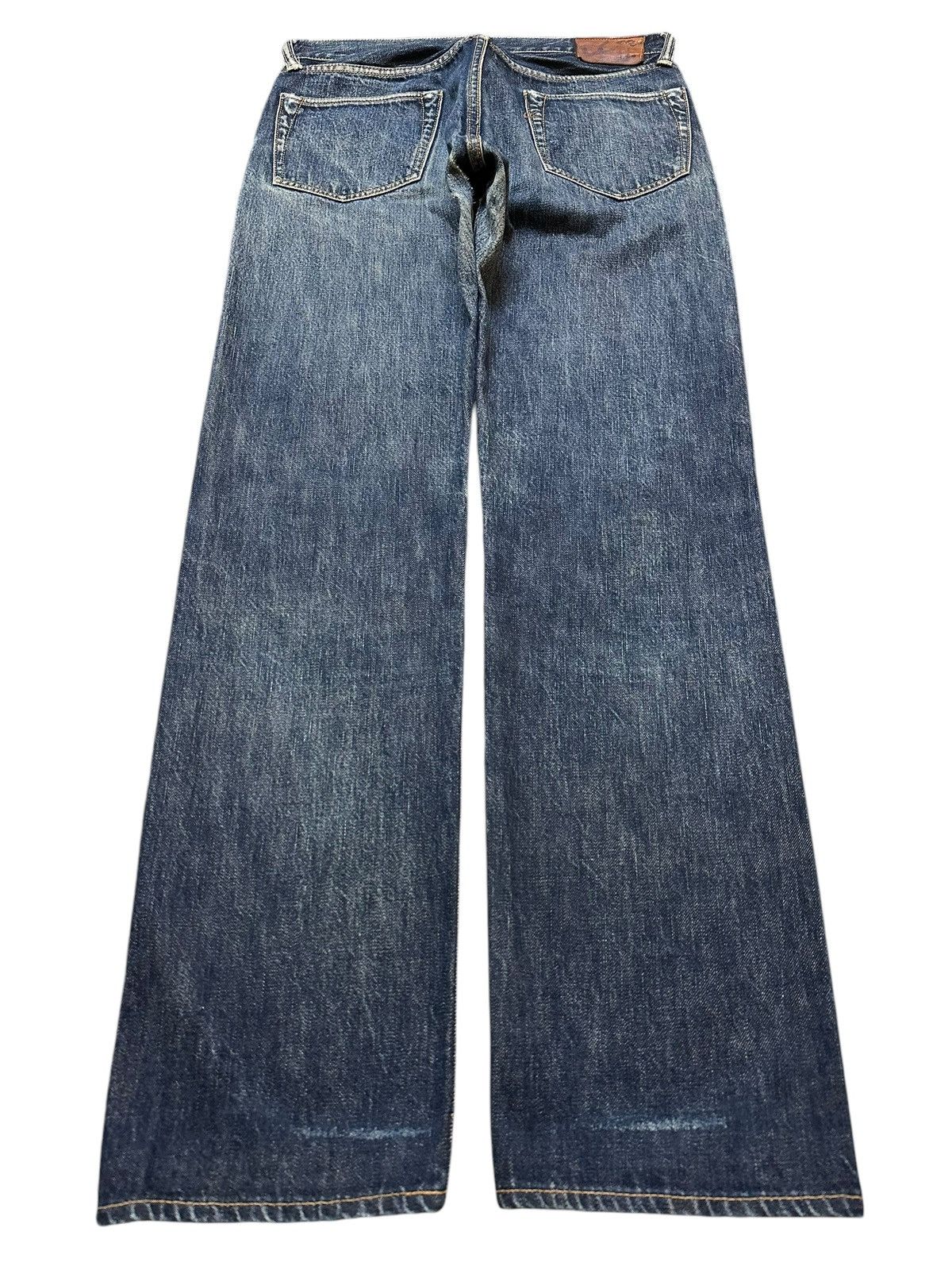 45rpm Vintage Japanese 45rpm Blue Faded Wash Style Loose Jeans Size US 30 / EU 46 - 2 Thumbnail