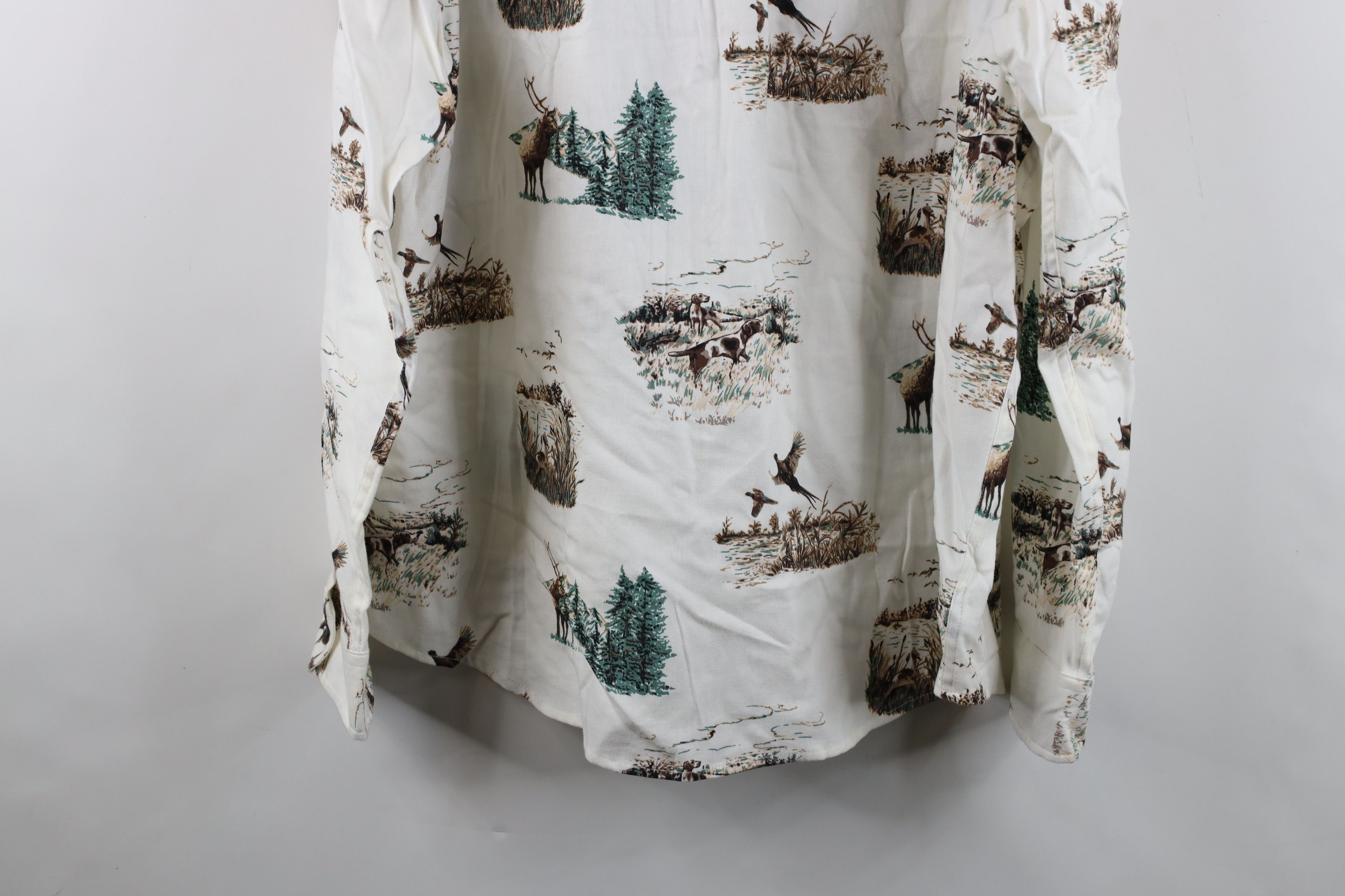 Chaps Deadstock Vintage Y2K Chaps Over Print Flannel Button Shirt Size US XXL / EU 58 / 5 - 15 Thumbnail