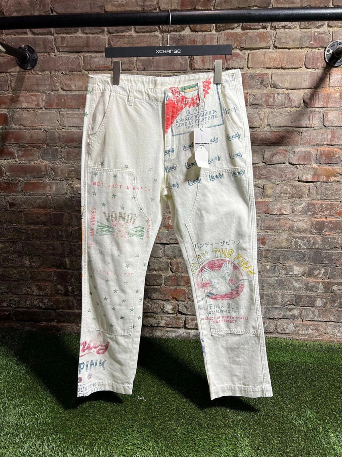 Vandy The Pink Vandy The Pink AOP Jeans Sz 32. Size US 32 / EU 48 - 1 Thumbnail