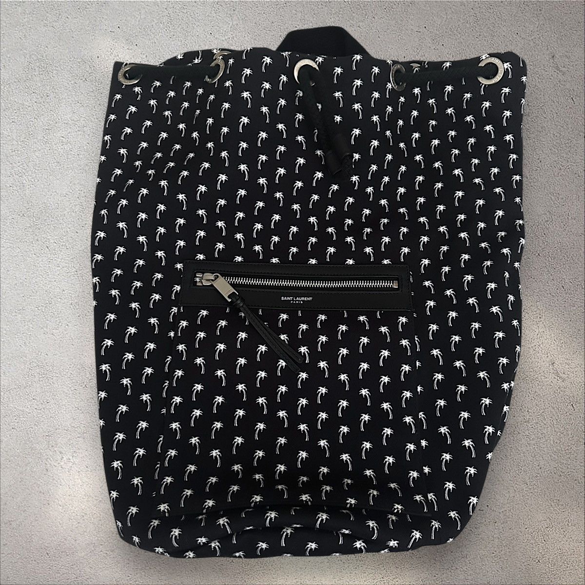 Saint Laurent Paris Saint Laurent Palm Tree Sailor Backpack Size ONE SIZE - 14 Thumbnail