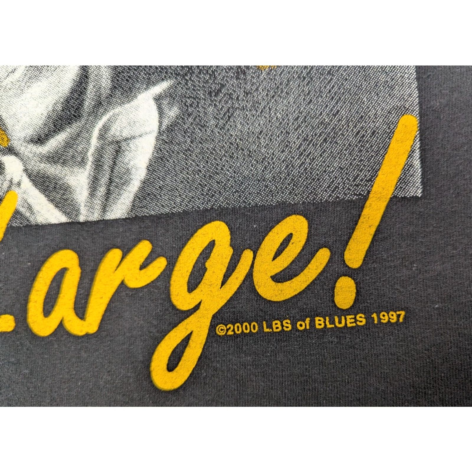 Anvil VINTAGE Blues Livin Large Tank Top Shirt 90s XL MUSIC Anvil Tag 1997 2000 LBS OF Size US XL / EU 56 / 4 - 4 Thumbnail