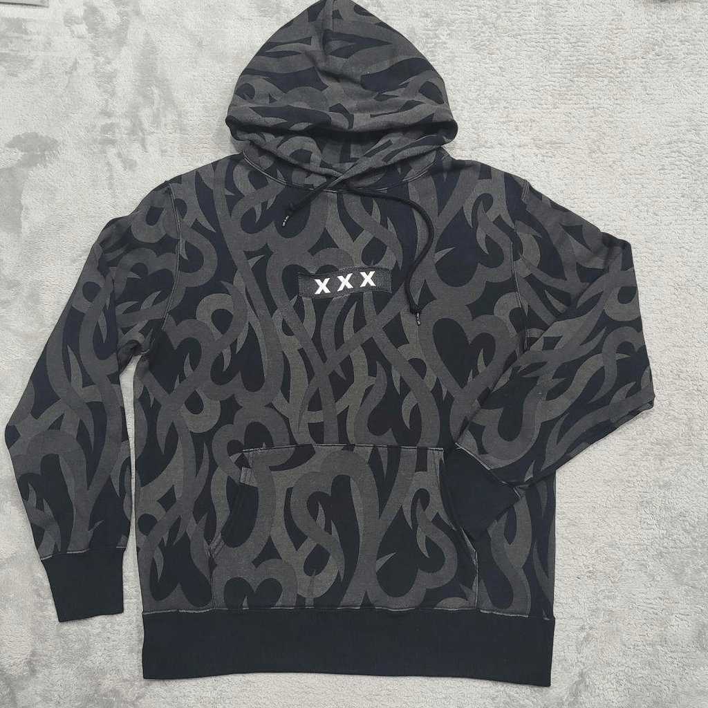 Number Nine x God Selection xxx Tribal Camouflage Hoodie
