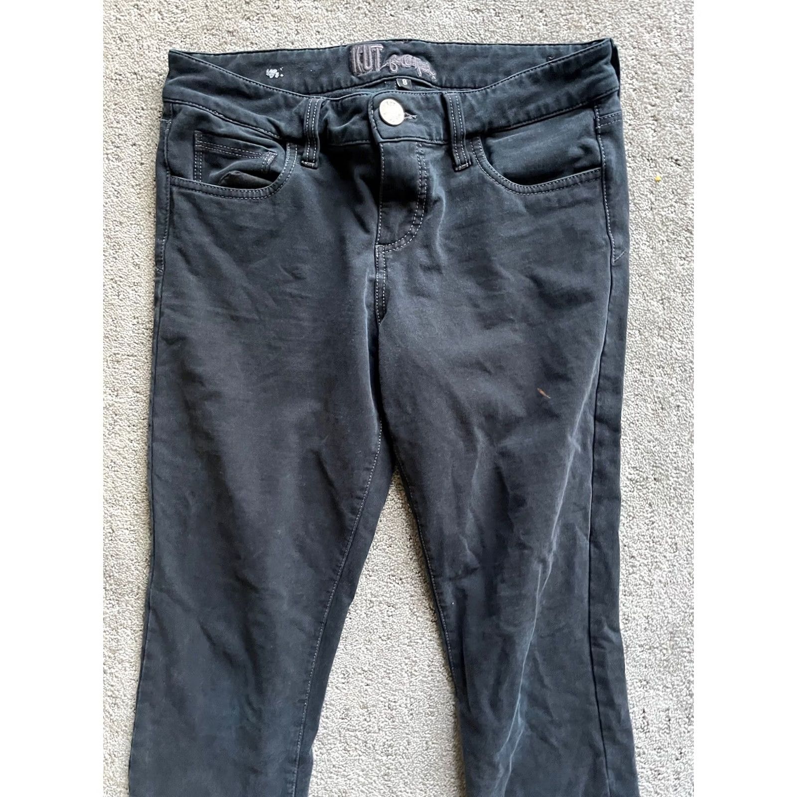 Vintage Kut From The Kloth Diana Skinny Jeans Womens Size SZ 8 Black Denim Size 30" / US 8 / IT 44 - 2 Thumbnail