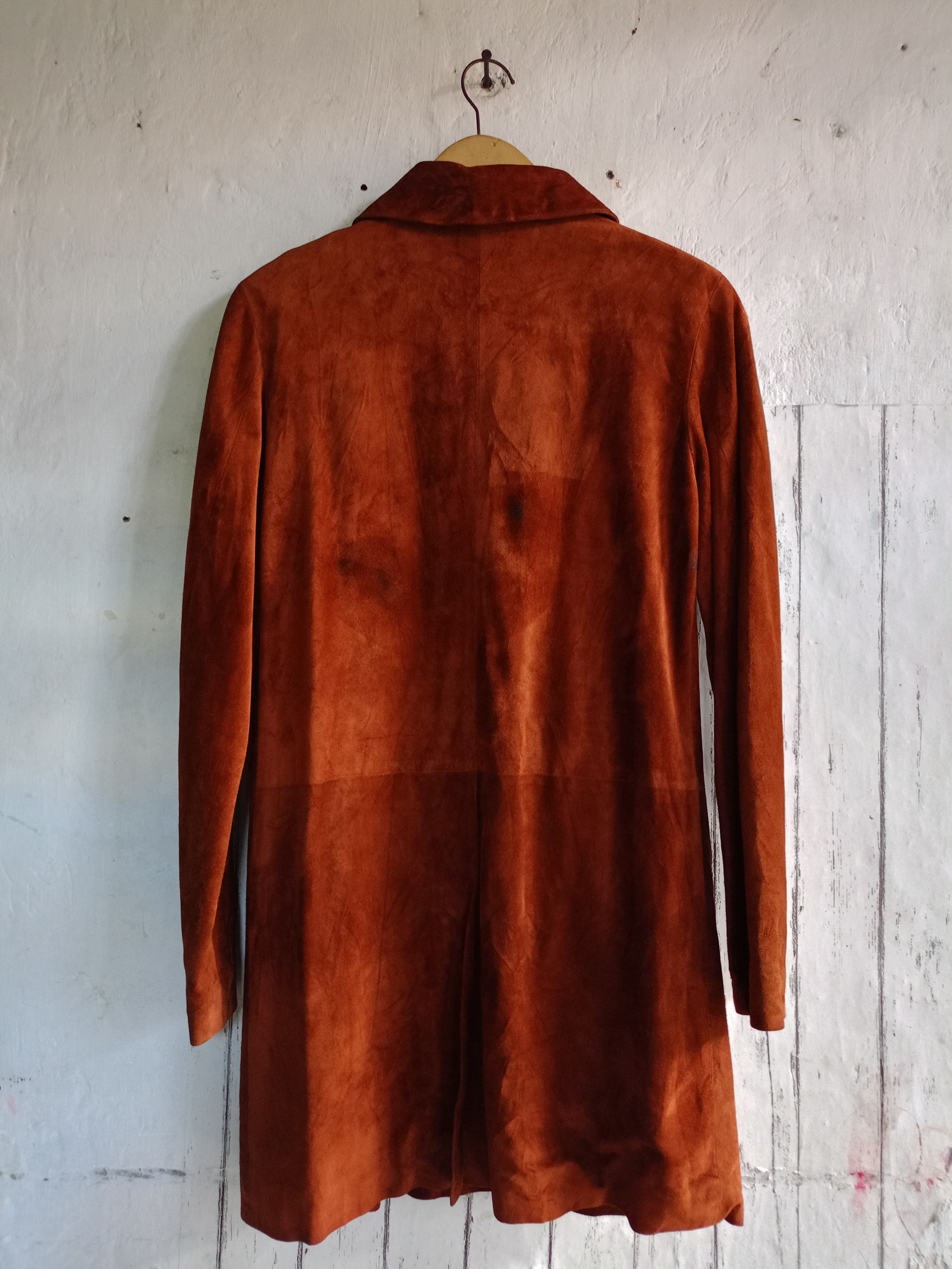 agnes b. agnes b coats suede leather jacket Size S / US 4 / IT 40 - 7 Thumbnail