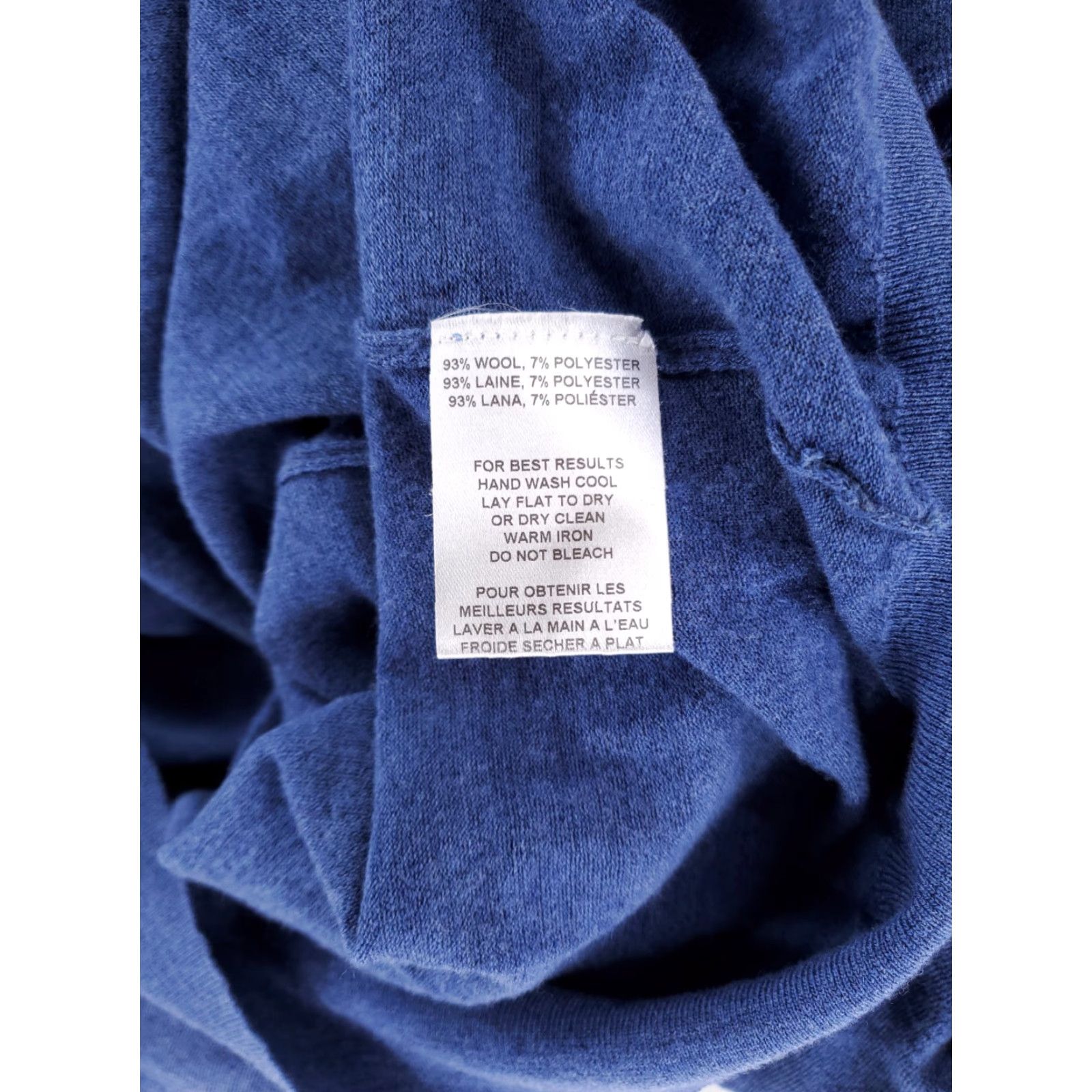 Peter Millar Peter Millar Excursionist Flex Wool Blend 1/4 Zip Pullover Blue Mens XXL Shirt Size US XXL / EU 58 / 5 - 7 Thumbnail