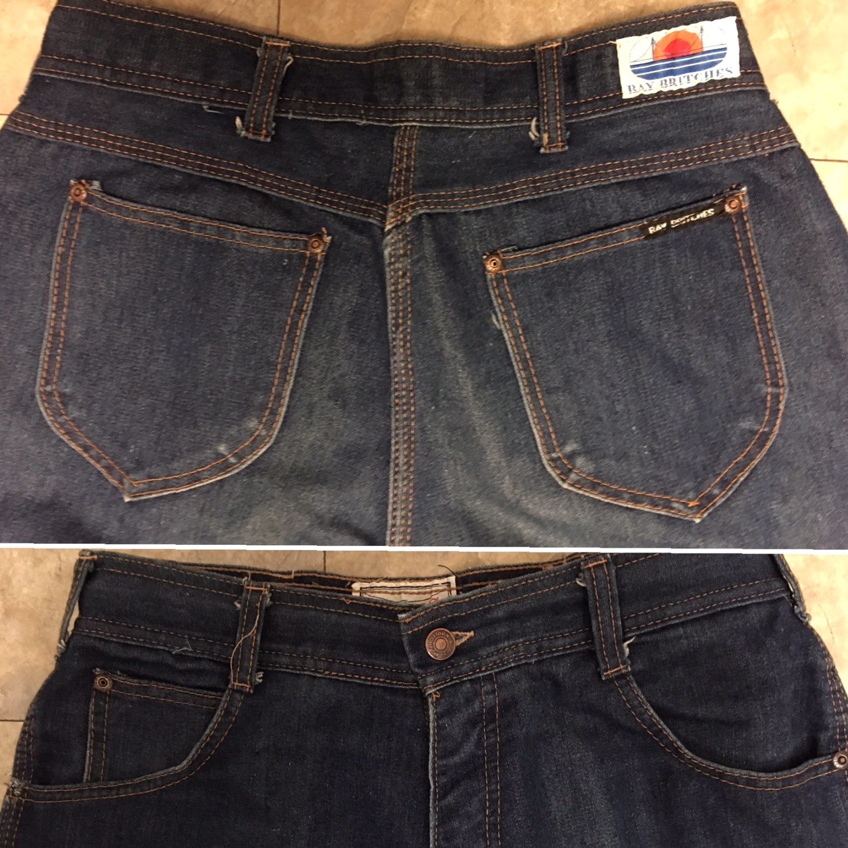 Vintage VINTAGE Bay Britches Jeans High Waist 15/16 30" Waist 1980s Denim Blue Womens / Mens Size 36" / US 14 / IT 50 - 5 Thumbnail