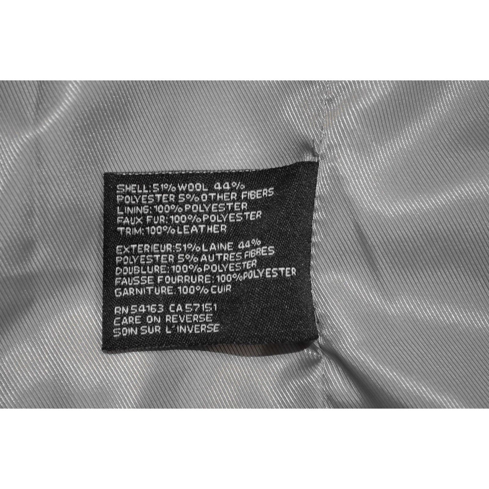Cole Haan D0 NEW COLE HAAN Grey Wool Hidden Button Coat Size XL Size US XL / EU 56 / 4 - 6 Thumbnail