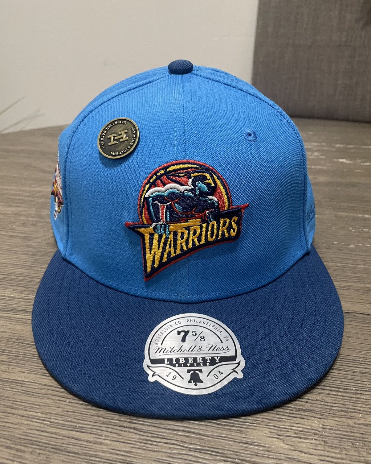 Hat Club × Mitchell & Ness Size 7 5/8 Hatclub Exclusive New Era Golden States Warriors Size ONE SIZE - 2 Thumbnail