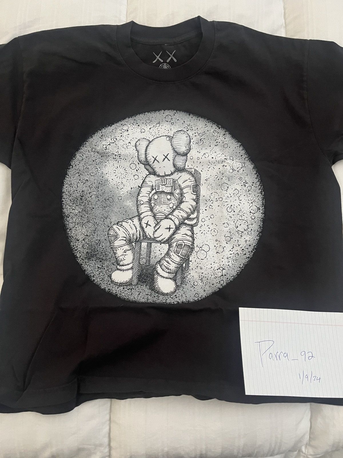 Kaws For Kid Cudi Moon Man Glow In The discount Dark T-Shirt