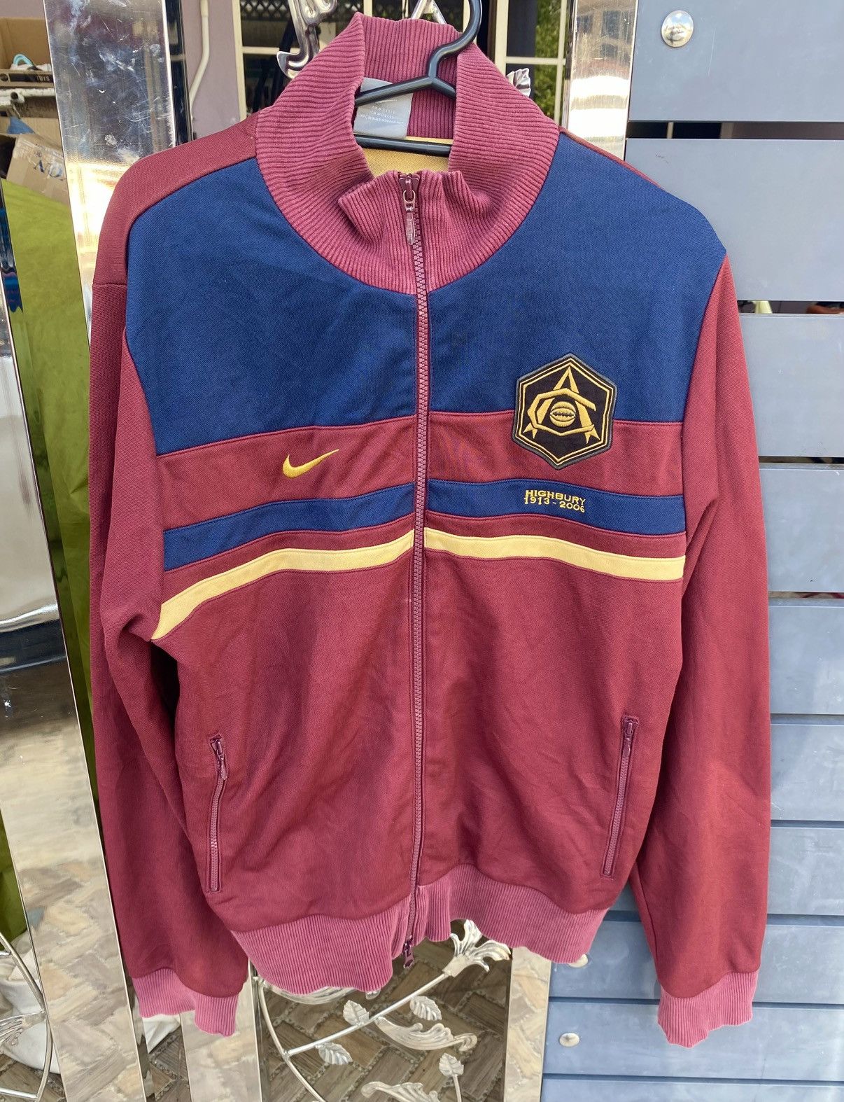 vtg arsenal highbury 1913-2006 jacket
