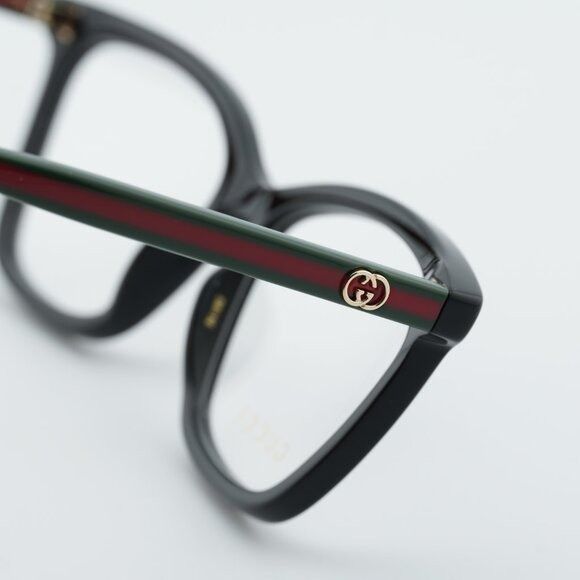 Gucci Gucci GG1989O 001 Square Eyeglasses - Black 56mm Size ONE SIZE - 6 Thumbnail