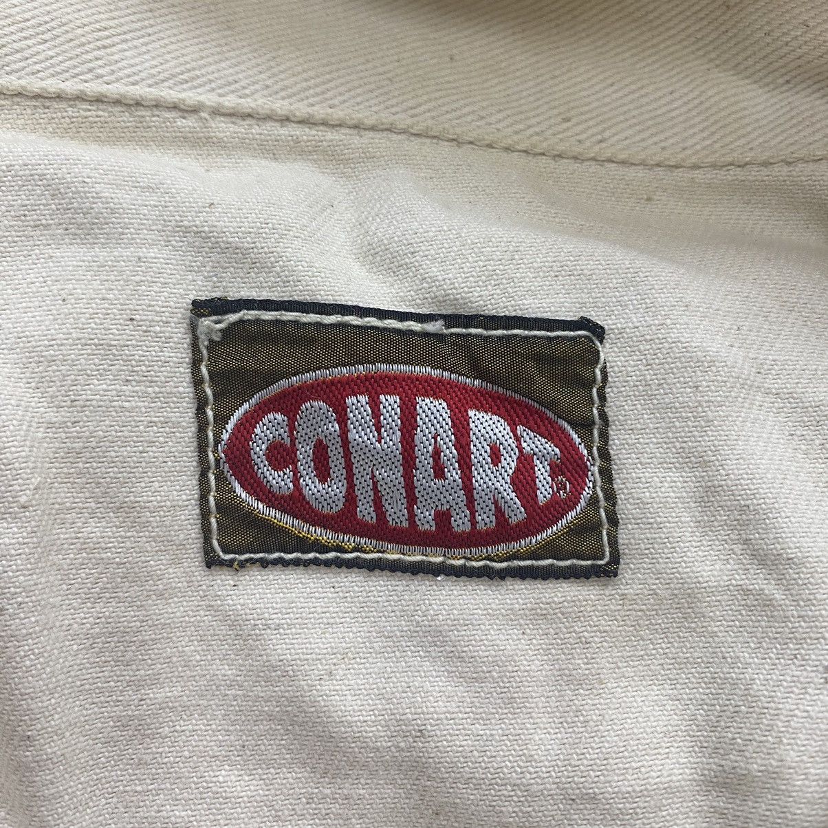 Vintage Vintage 90s CONART Hip Hop Swag Skateboard Jeans Cream Coat Size US XXL / EU 58 / 5 - 4 Thumbnail