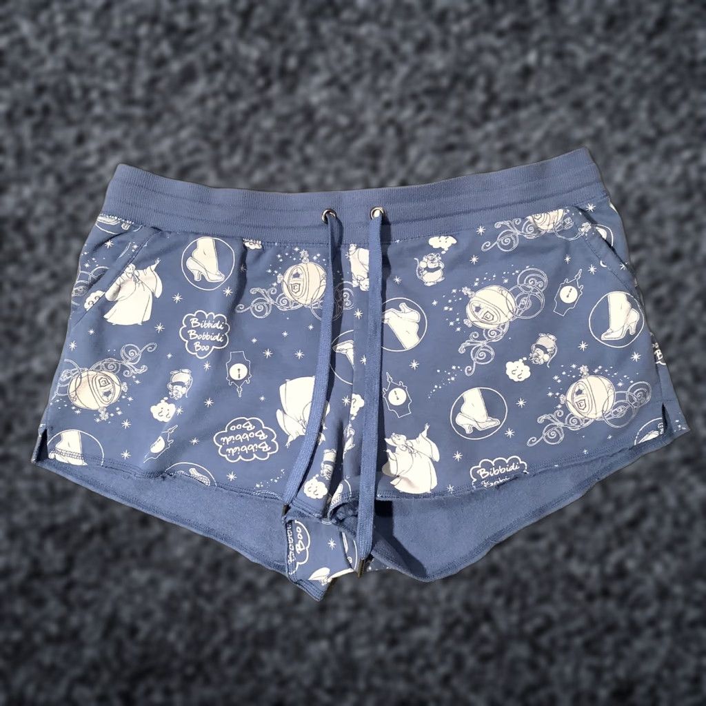 Disney Disney Cinderella Sleepwear Blue Soft Athletic Shorts Size Large Size 36" / US 14 / IT 50 - 1 Thumbnail
