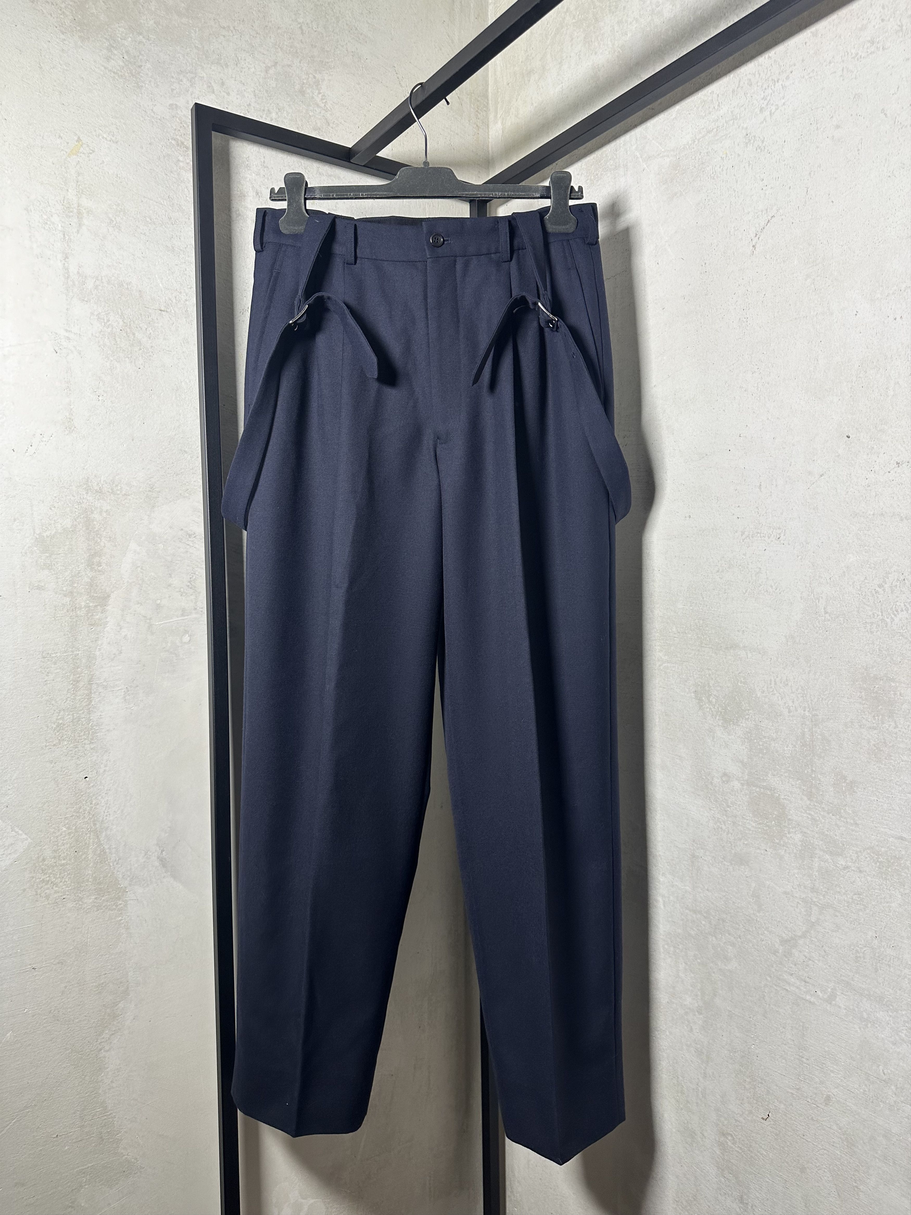 Comme des Garcons Comme Des Garcons Shoulder Strap Wool Trousers In Blue Size 28" / US 6 / IT 42 - 5 Thumbnail