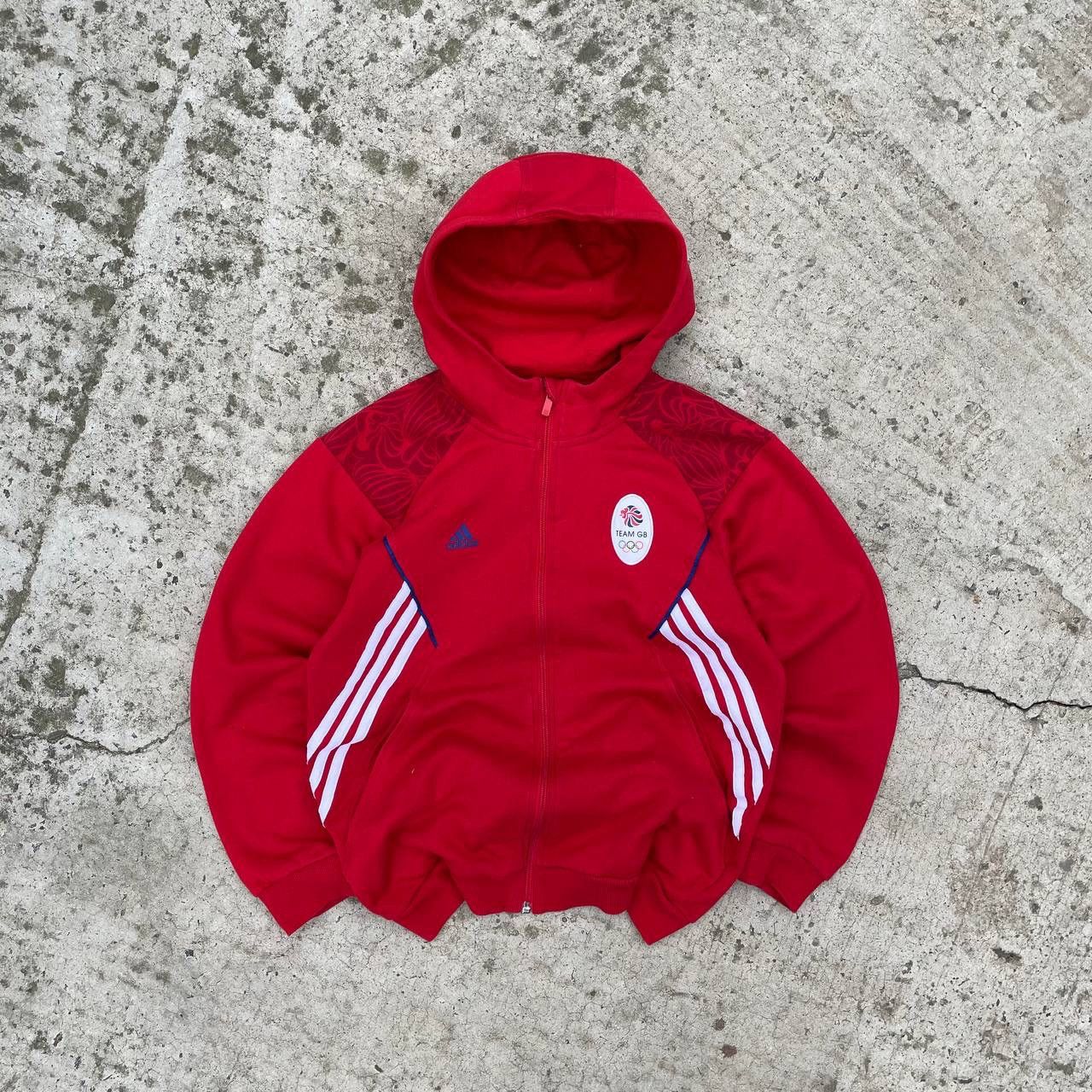 Adidas Vintage Adidas Team Great Britain Zip Hoodie Size 13-14y Size US XXS / EU 40 - 1 Thumbnail