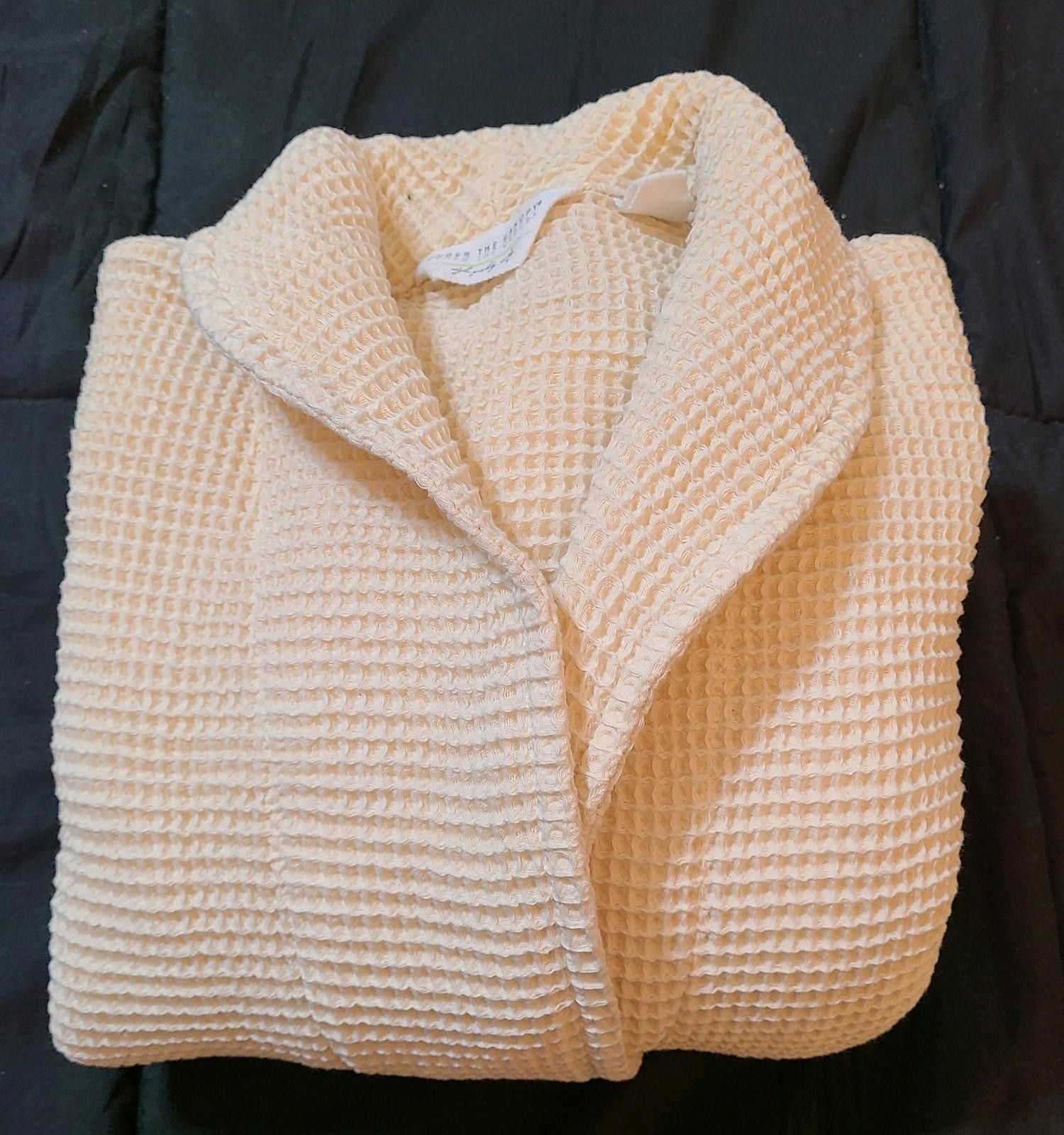 Designer Under The Canopy Organic Cotton Waffle Robe One Size Spa Size ONE SIZE - 11 Thumbnail