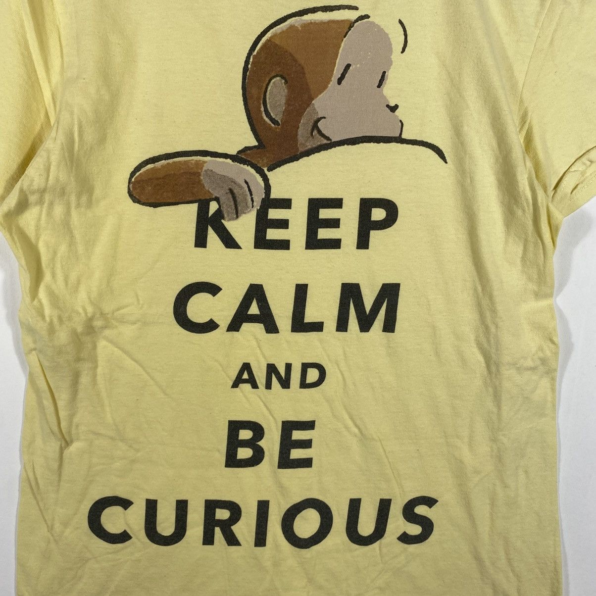 Other CURIOUS GEORGE Keep Calm And Be Curious Cartoon Tee Shirt Size US S / EU 44-46 / 1 - 2 Thumbnail