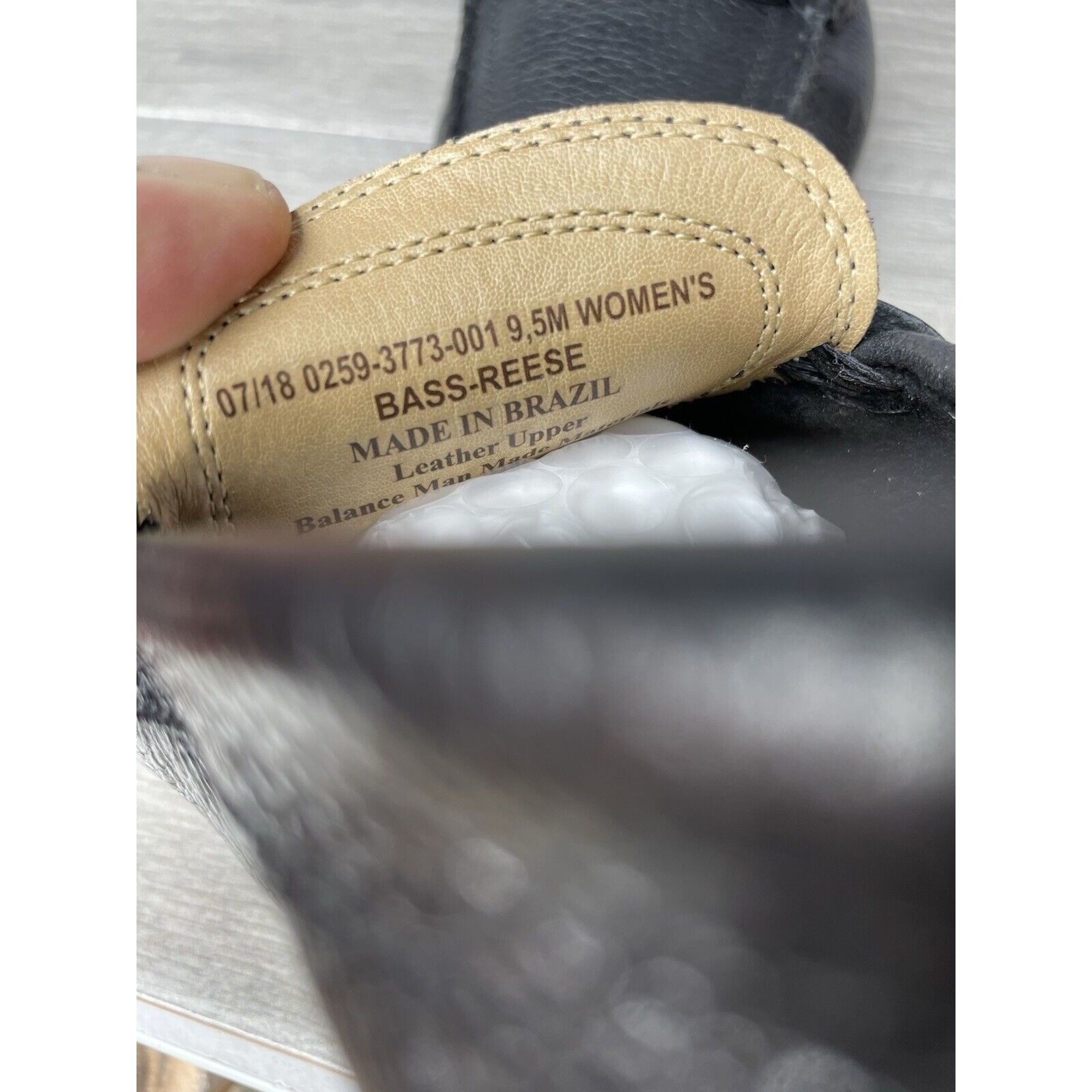 Bass G.H. Bass & Co. Bass Reese Black Leather Driving Loafers Wom Size US 9.5 / IT 39.5 - 8 Thumbnail