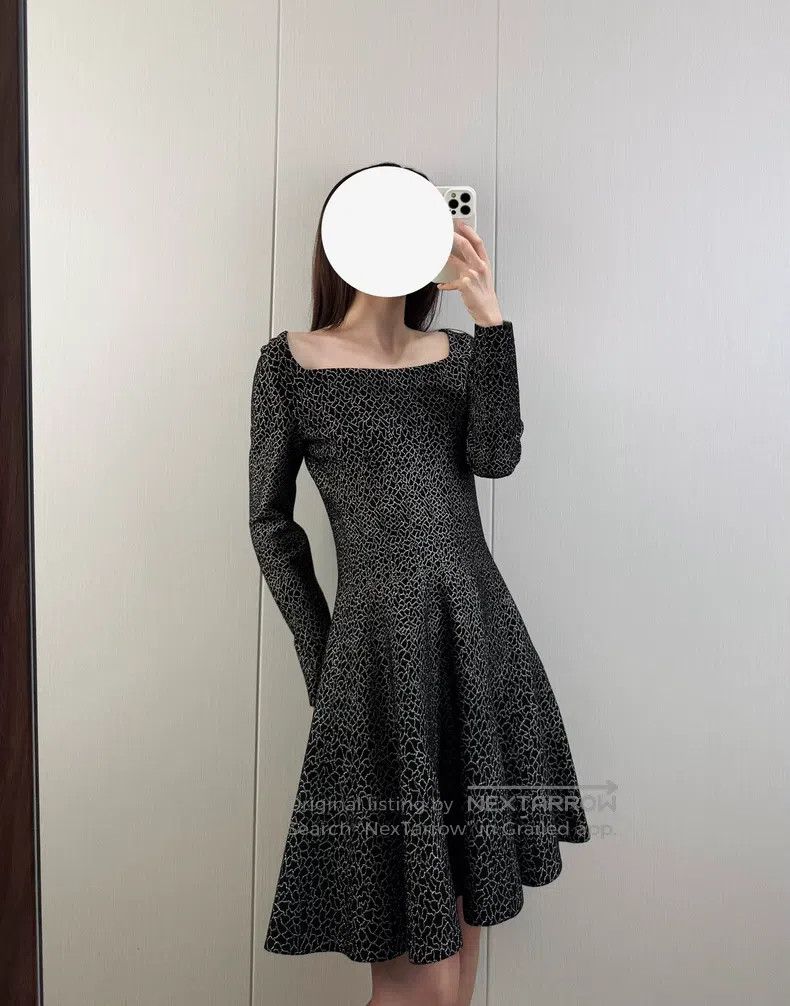 Alaia Alaia Silver wool dress Size S / US 4 / IT 40 - 1 Thumbnail