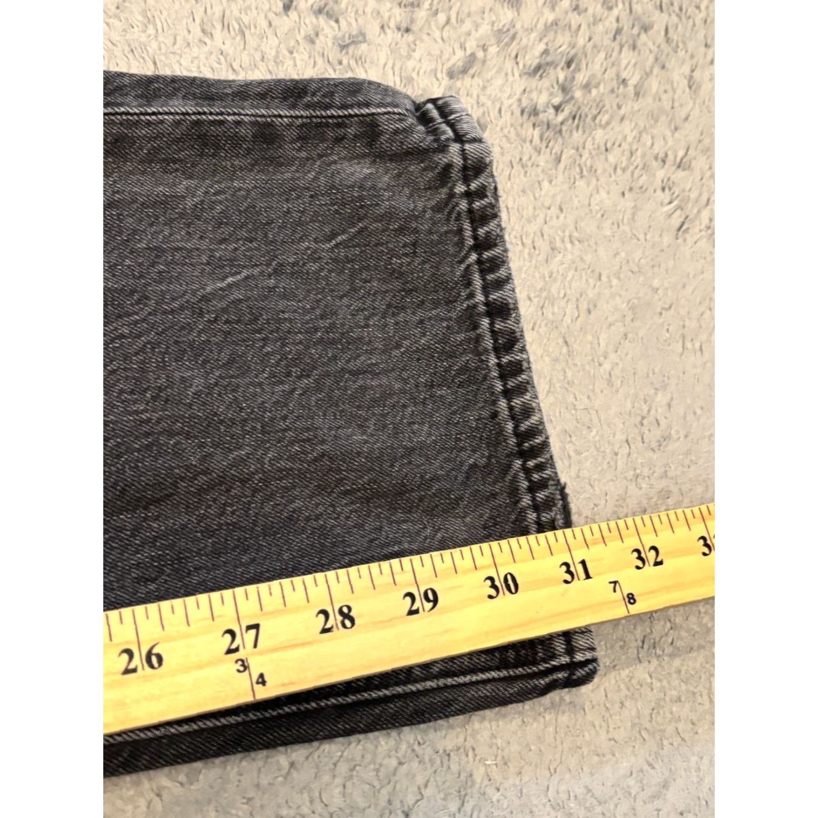 American Eagle Outfitters VINTAGE American Eagle Jeans Womens 00R Faded Black 90s Bootcut Distressed Stretch Denim Size 24" / US 00 / IT 34 - 7 Thumbnail