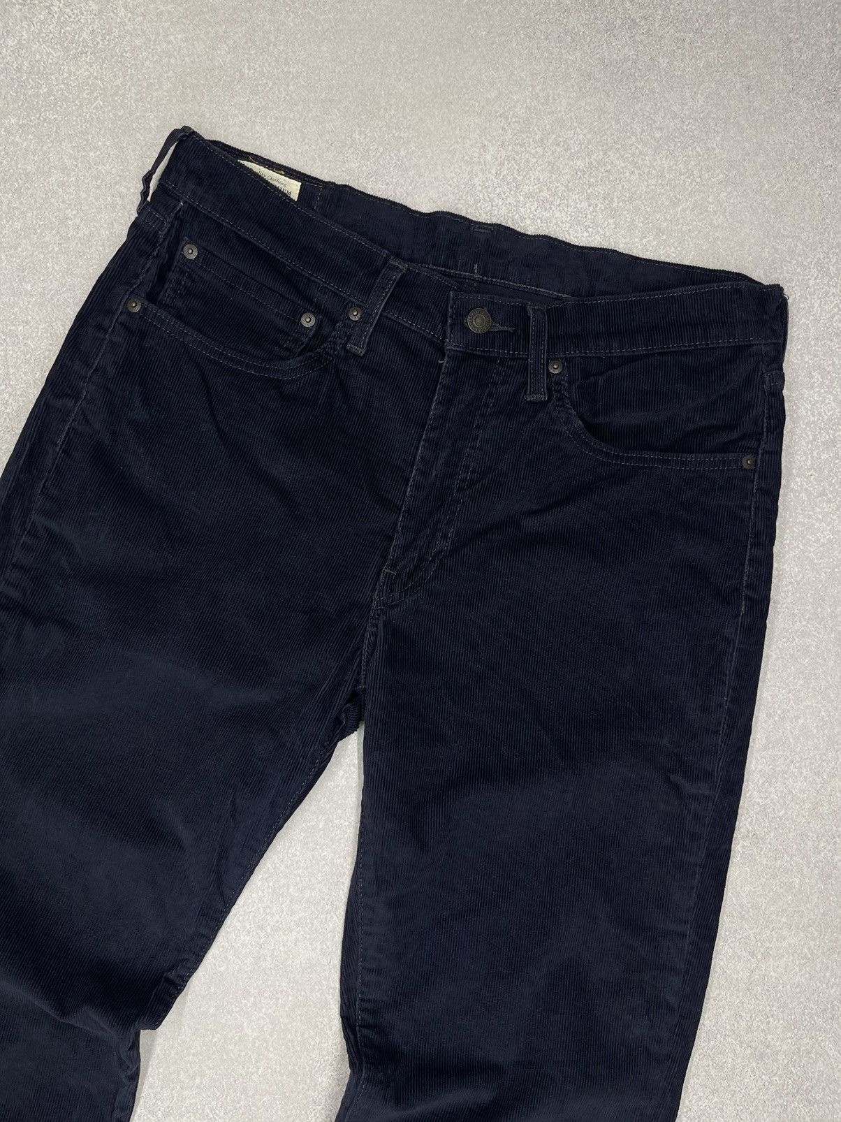 Levi's × Levi's Vintage Clothing × Vintage Mens Levis 514 Premium Velvet Pants Jeans Navy Corduroy Size US 34 / EU 50 - 7 Thumbnail