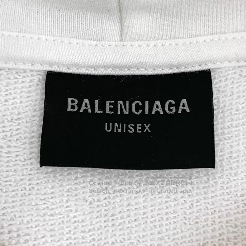 Balenciaga Balenciaga White Flame Pattern Logo Letter Printed Cotton Size US M / EU 48-50 / 2 - 5 Thumbnail