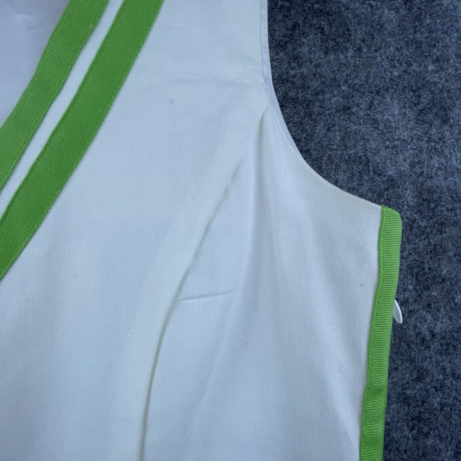 Willi Smith Willi Smith Dress 8 Mod Retro Green White 60s/70s Preppy Size M / US 6-8 / IT 42-44 - 3 Thumbnail
