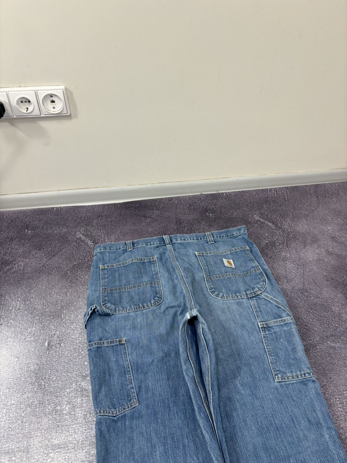 Carhartt Vintage Carhartt Y2K Hype Relaxed Fit Faded Work Denim Jeans Size US 38 / EU 54 - 5 Thumbnail