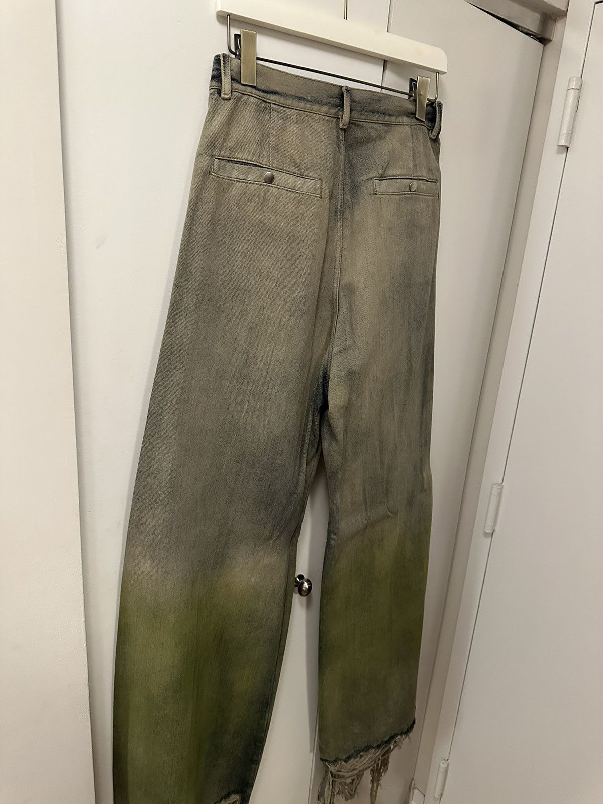 Rick Owens LUXOR Tailored Belas Acid Degrade Jeans, size 48 Size US 32 / EU 48 - 8 Thumbnail