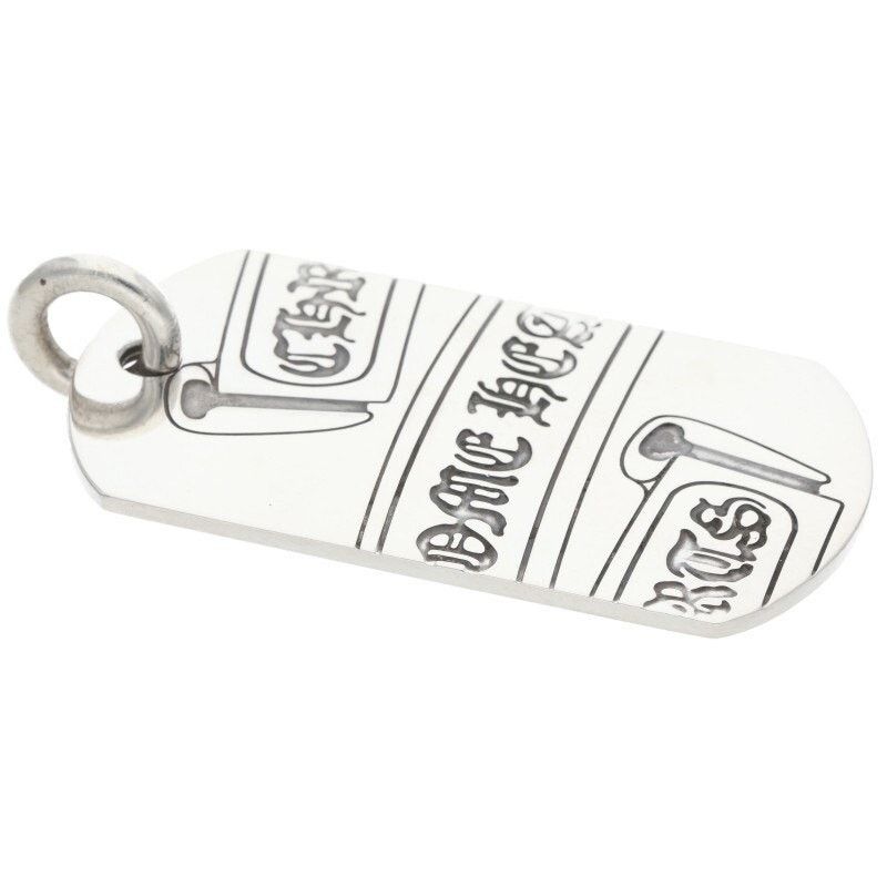 Chrome Hearts Large Dog Tag Necklace Tokyo
