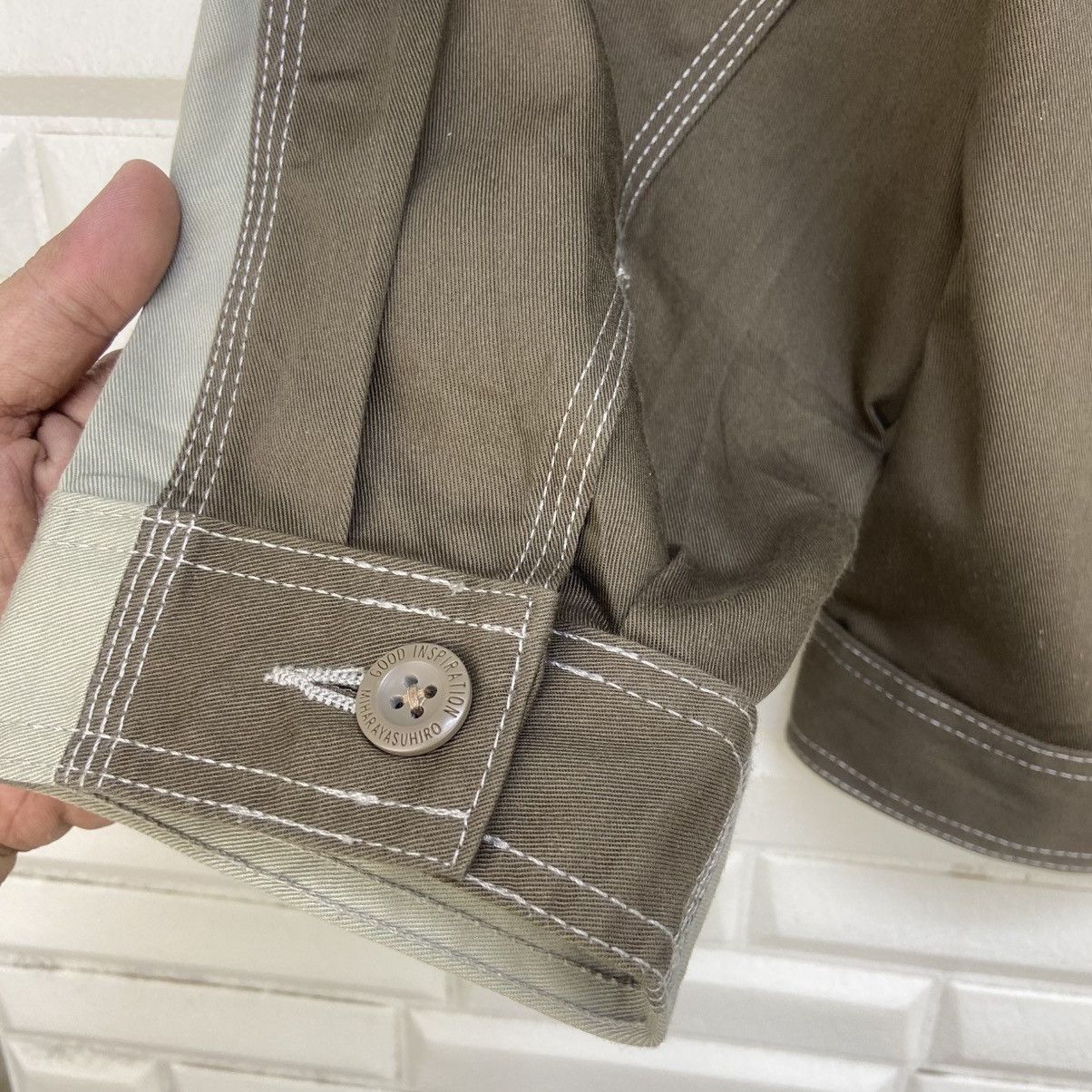 Designer × Maison MIHARA YASUHIRO Miharayasuhiro Two-tone Worker Workwear Jacket Size US M / EU 48-50 / 2 - 13 Thumbnail
