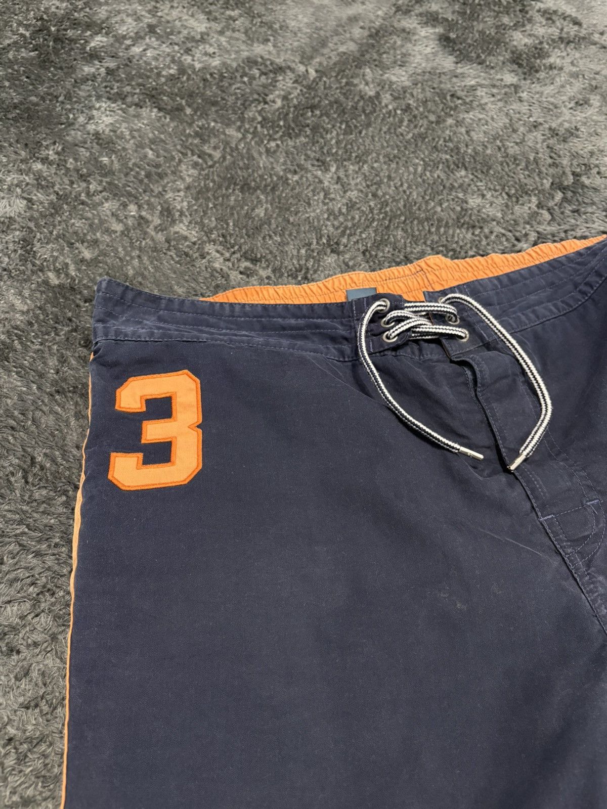 Polo Ralph Lauren Vintage Polo Ralph Lauren Big Logo Swim Shorts Size US 34 / EU 50 - 5 Thumbnail