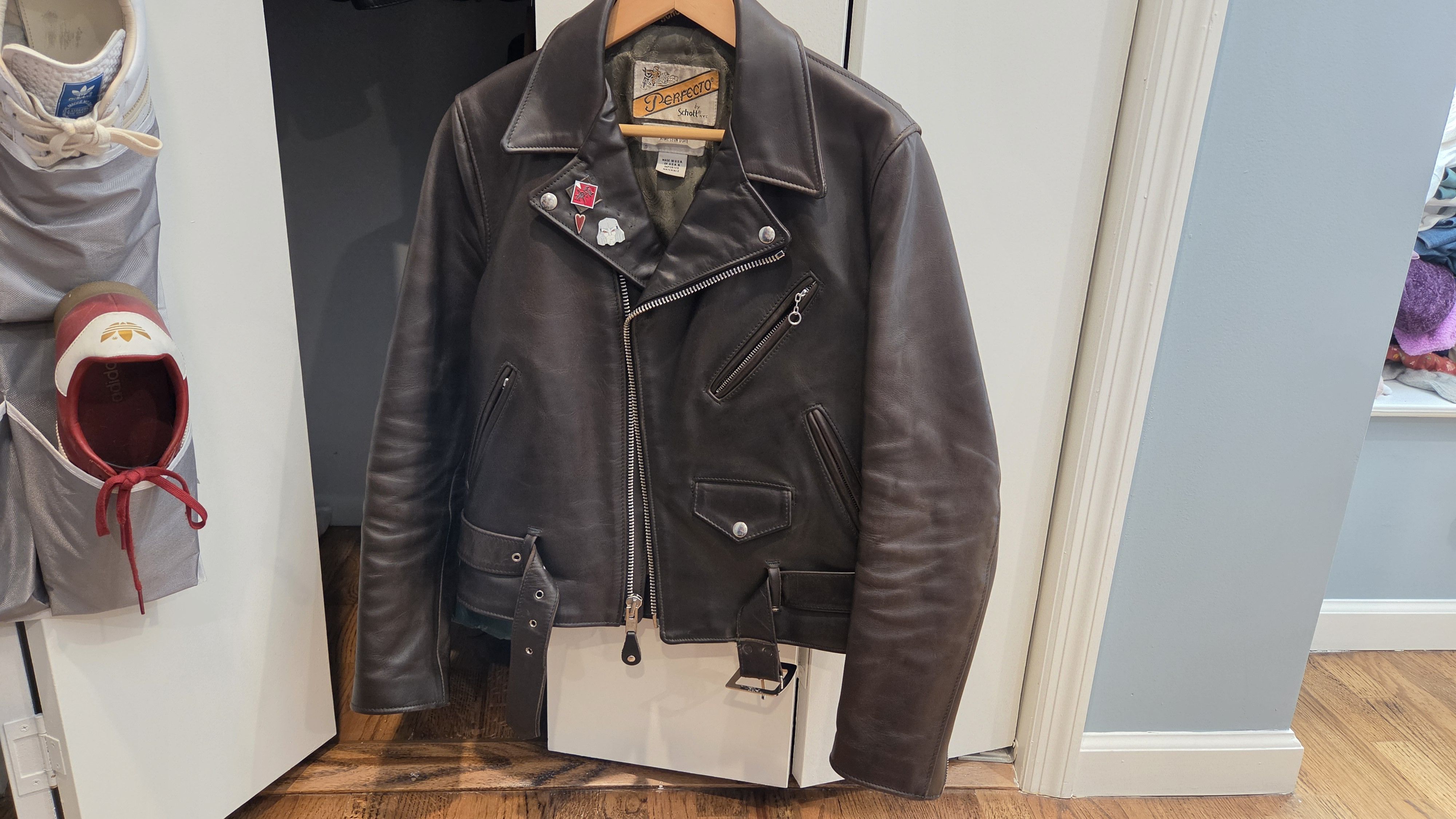 Schott Schott x Aime Leon Dore Perfecto Leather Jacket Size US S / EU 44-46 / 1 - 17 Thumbnail