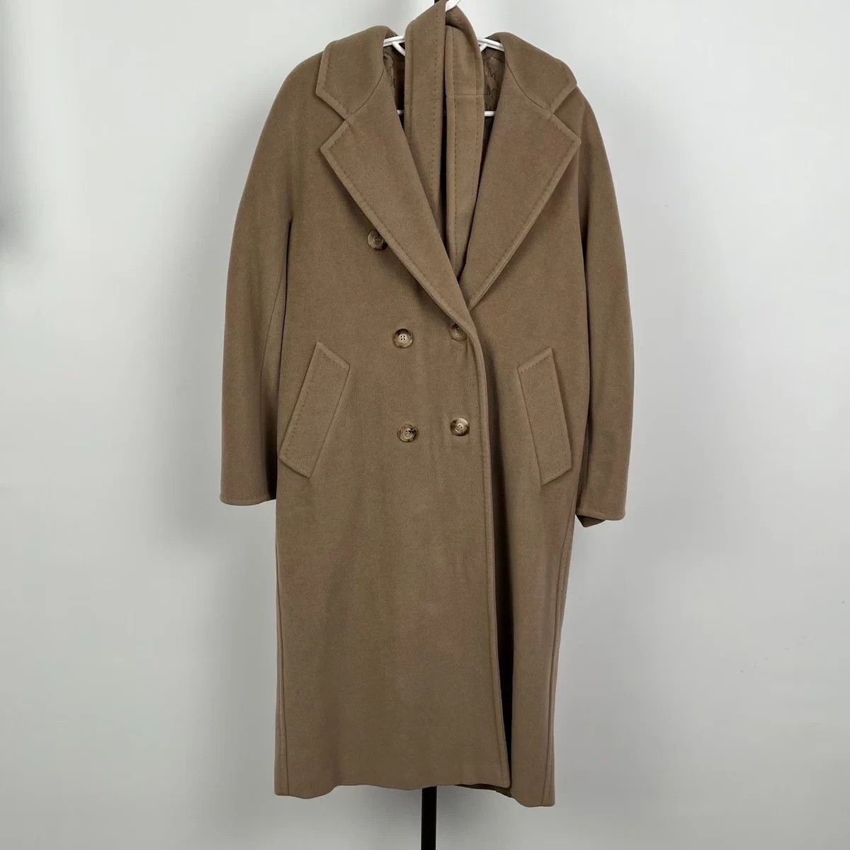 Max Mara Maxmara-101801-Camel-Cashmere-Coat-36 Size XS / US 0-2 / IT 36-38 - 1 Thumbnail