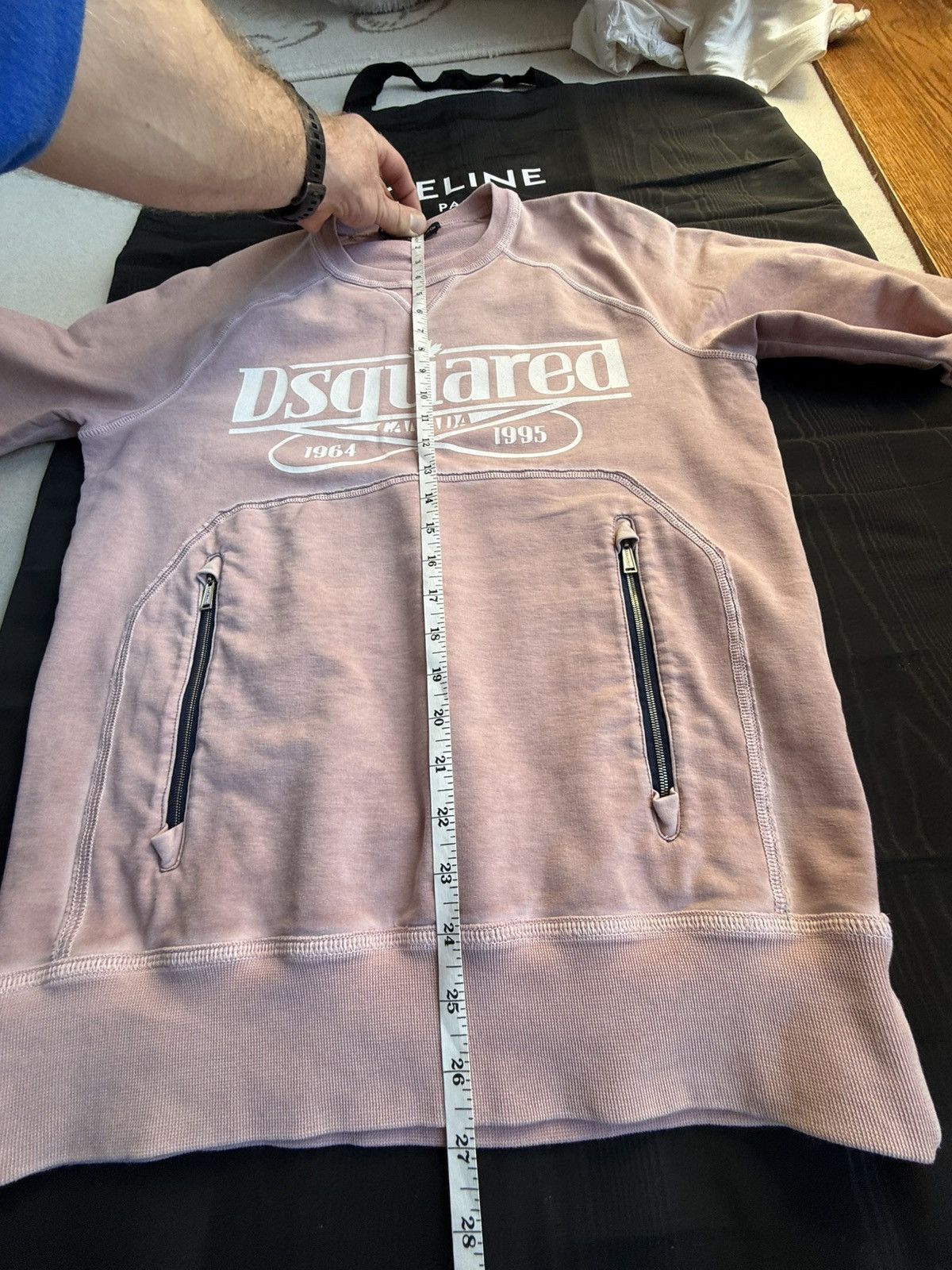 Dsquared2 SS11 Dsquared2 pink logo zip crewneck sweater S Size US S / EU 44-46 / 1 - 8 Thumbnail