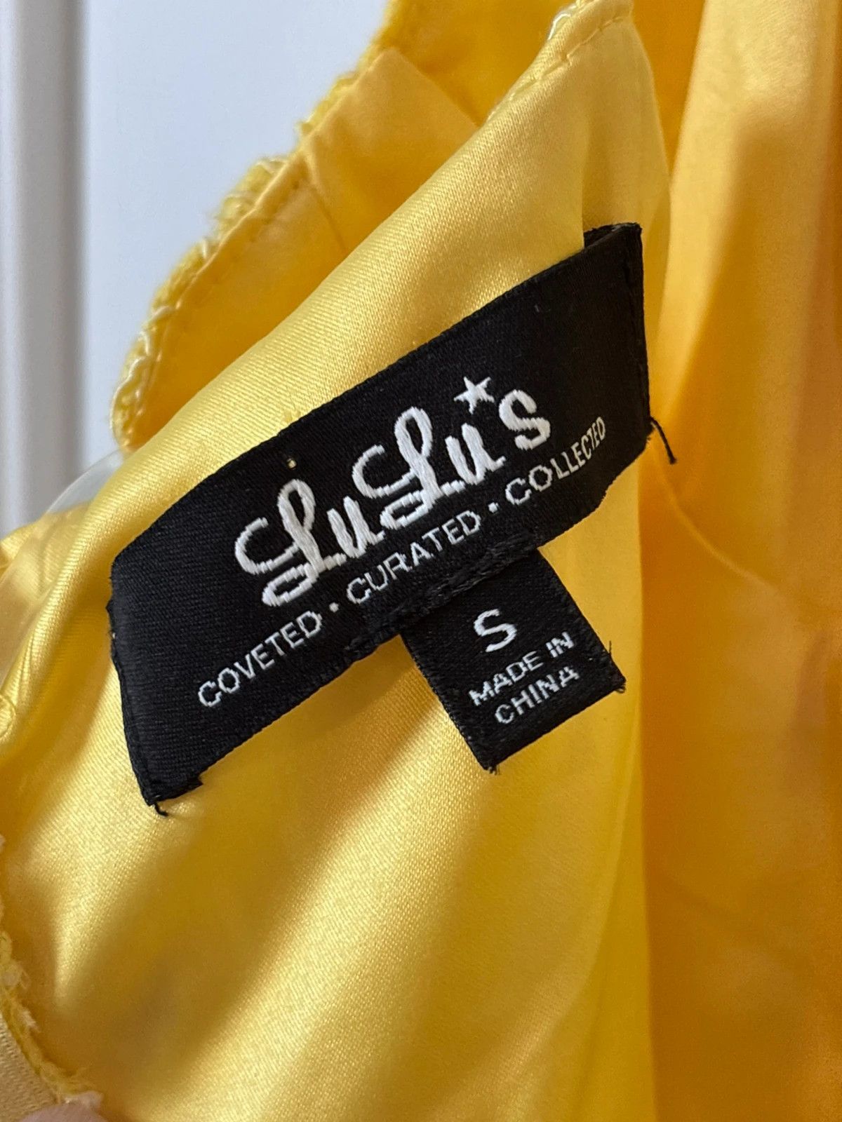 Lulus Lulus Dress Women’s Small S Yellow Floral Size S / US 4 / IT 40 - 5 Thumbnail
