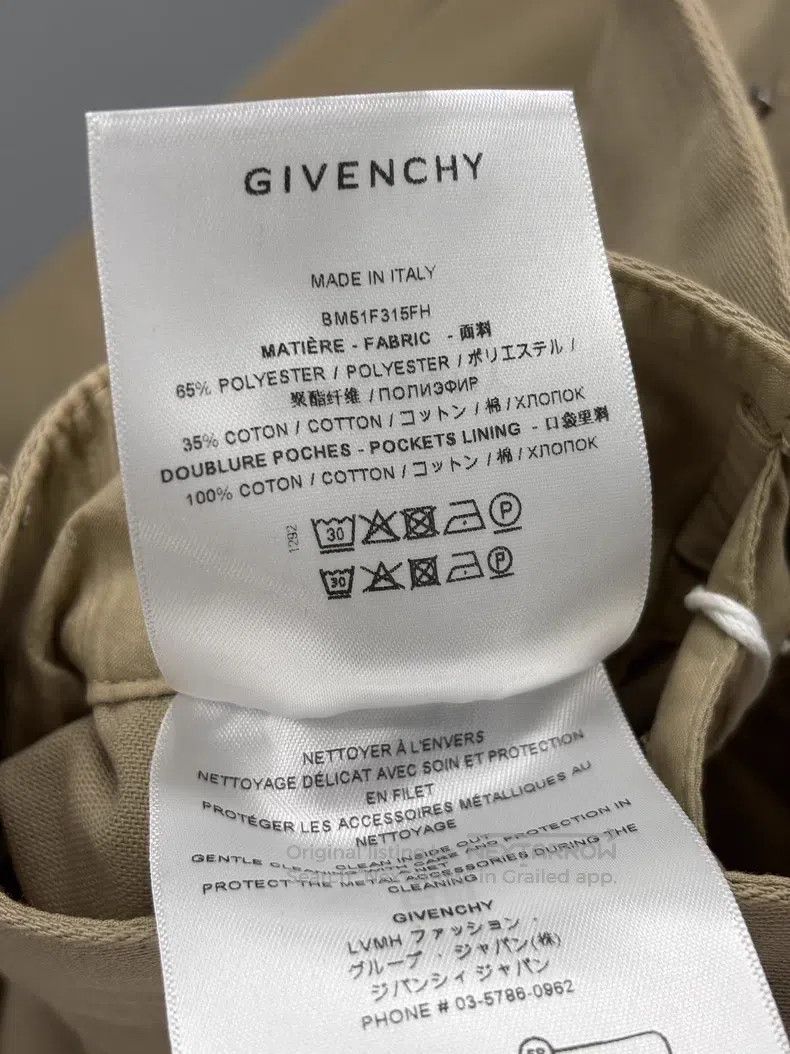 Givenchy Givenchy Size46 Men's Pleated Five-Quarter Pants (Made in I Size US 32 / EU 48 - 6 Thumbnail