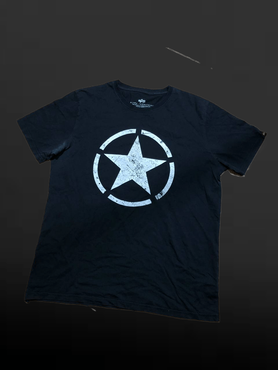 Alpha Industries Y2K Alpha Industries Big Logo T-Shirt Military Short Sleeve Size US XL / EU 56 / 4 - 1 Thumbnail