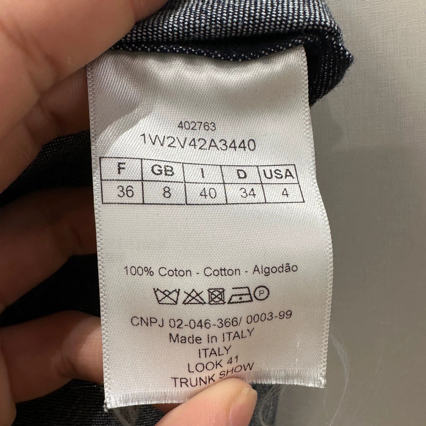 Christian Dior Monsieur Christian Dior feb303 Lapel Tie Denim Jacket 36 Size XS / US 0-2 / IT 36-38 - 4 Thumbnail