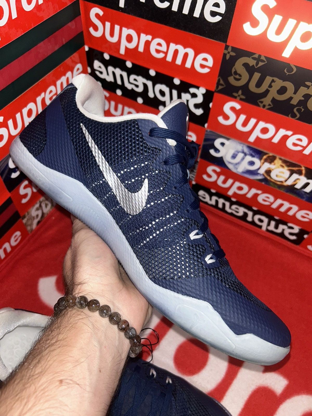 Nike Nike Kobe 11 XI Team Bank Midnight Navy 856485-442 size 12 Size US 12 / EU 45 - 10 Thumbnail