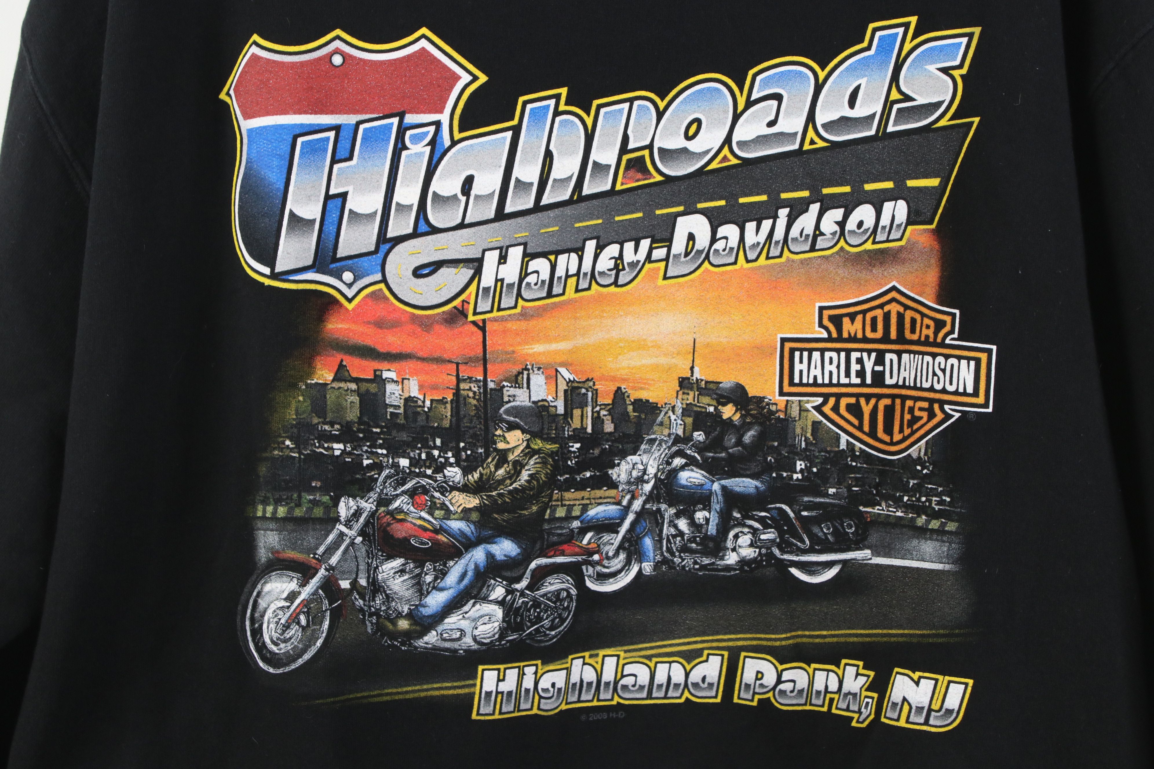 Harley Davidson Vintage Harley Davidson Ride Hard Full Zip Sweatshirt Jacket Size US L / EU 52-54 / 3 - 14 Thumbnail