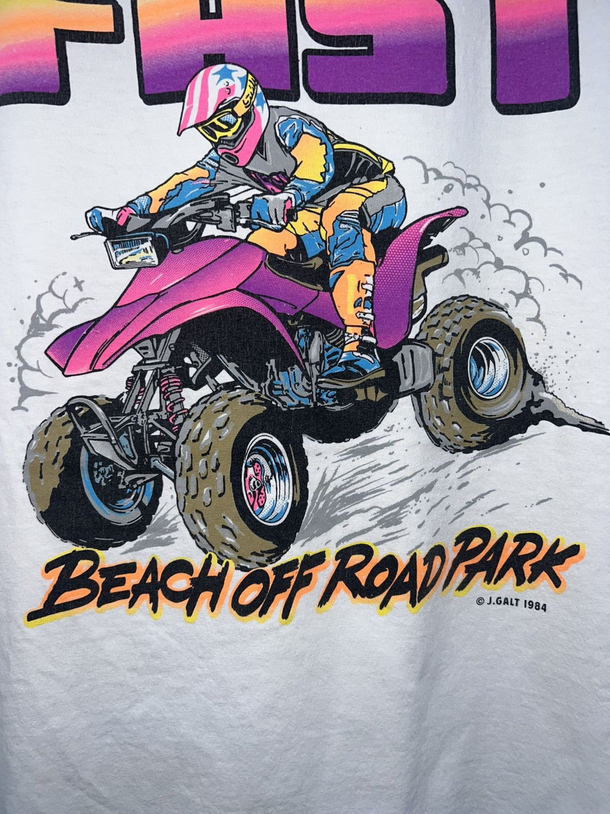 Other Brandy Melville Rita Off Road Fast Oversized Graphic Tee Size US L / EU 52-54 / 3 - 6 Thumbnail